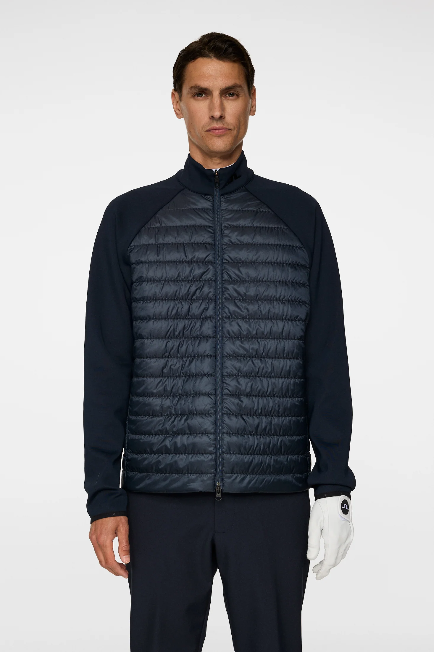 Hayden Quilt Hybrid Jacket / JL Navy - Image 2