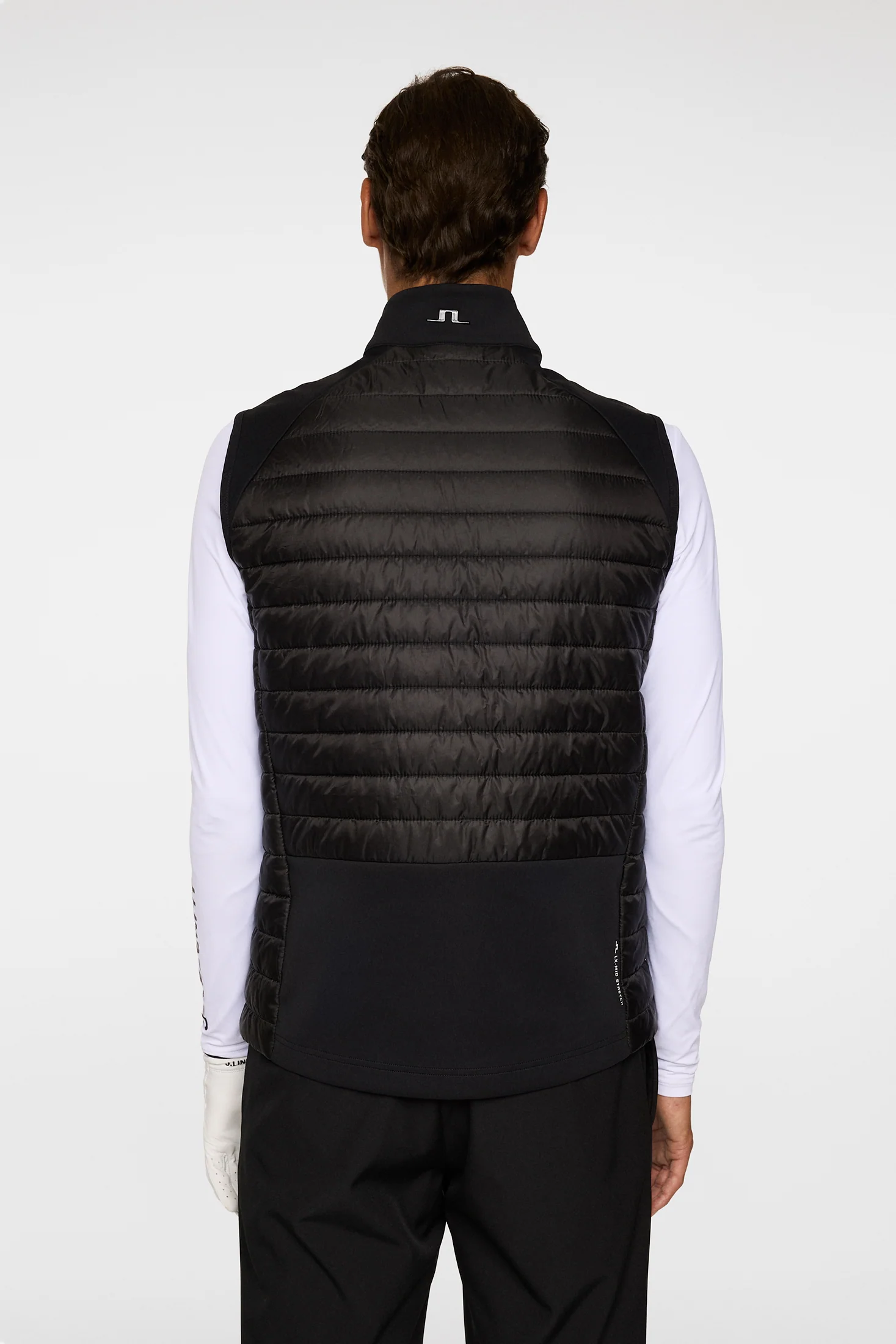 Hayden Quilt Hybrid Vest / Black - Image 4