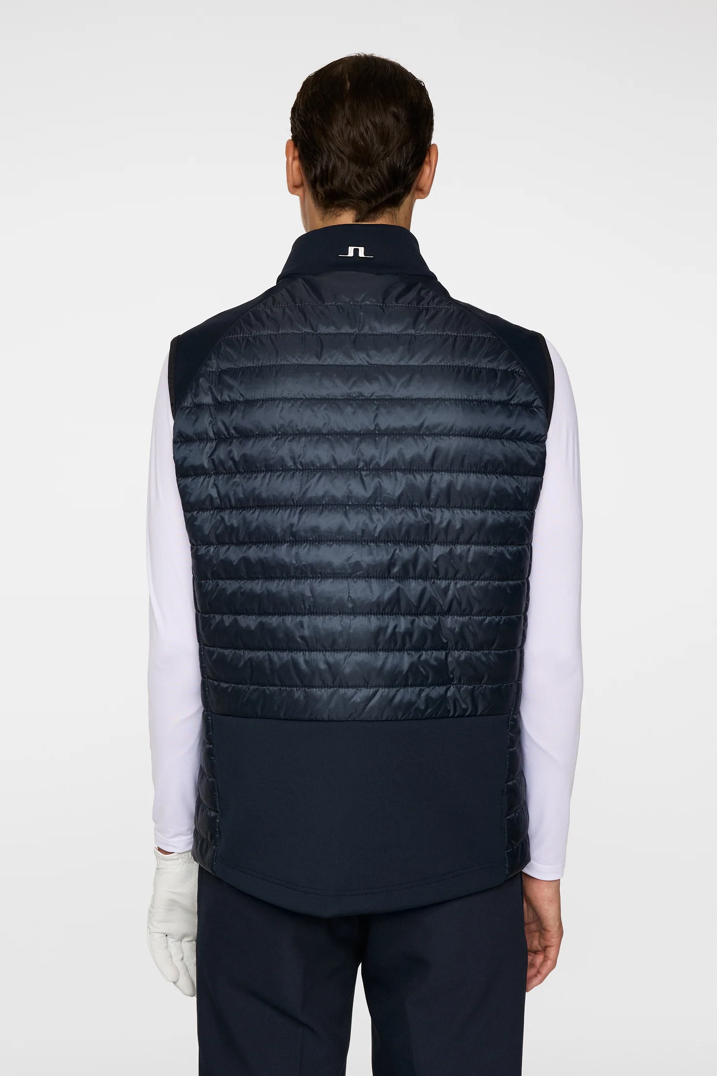 Hayden Quilt Hybrid Vest / JL Navy - Image 3