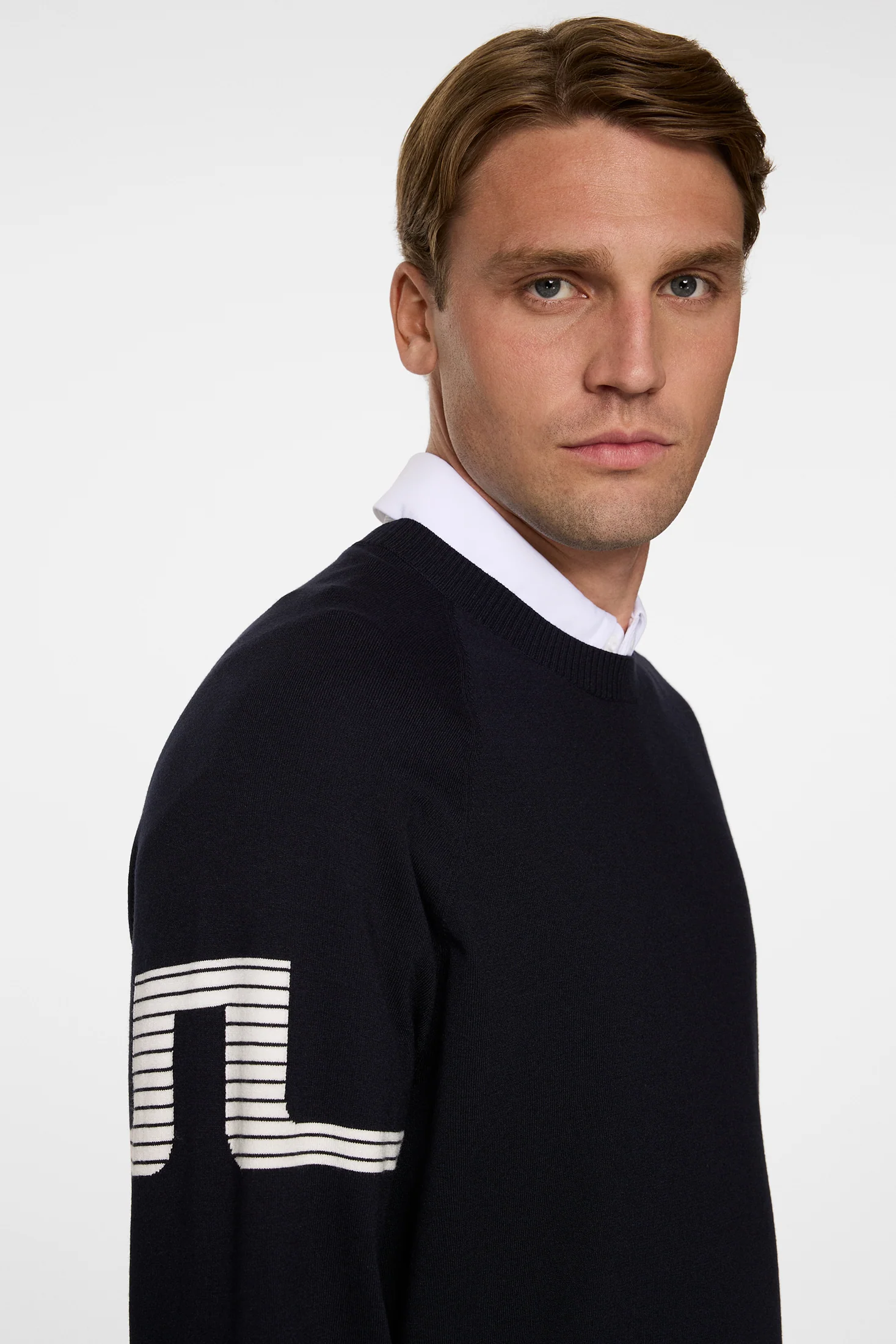 Heath Knitted Sweater / JL Navy - Image 5