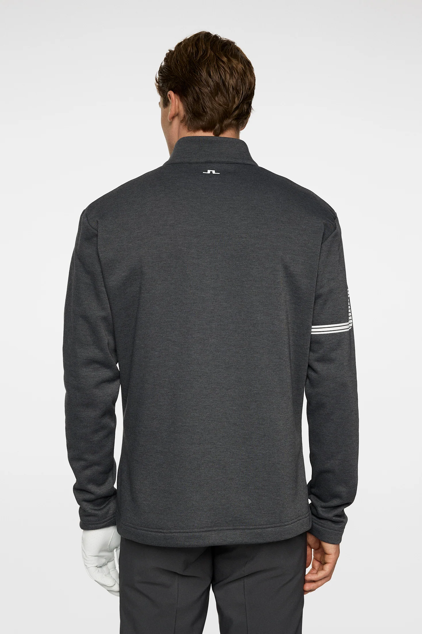 Heath Strike Mid Layer / Asphalt and Black Melange - Image 3