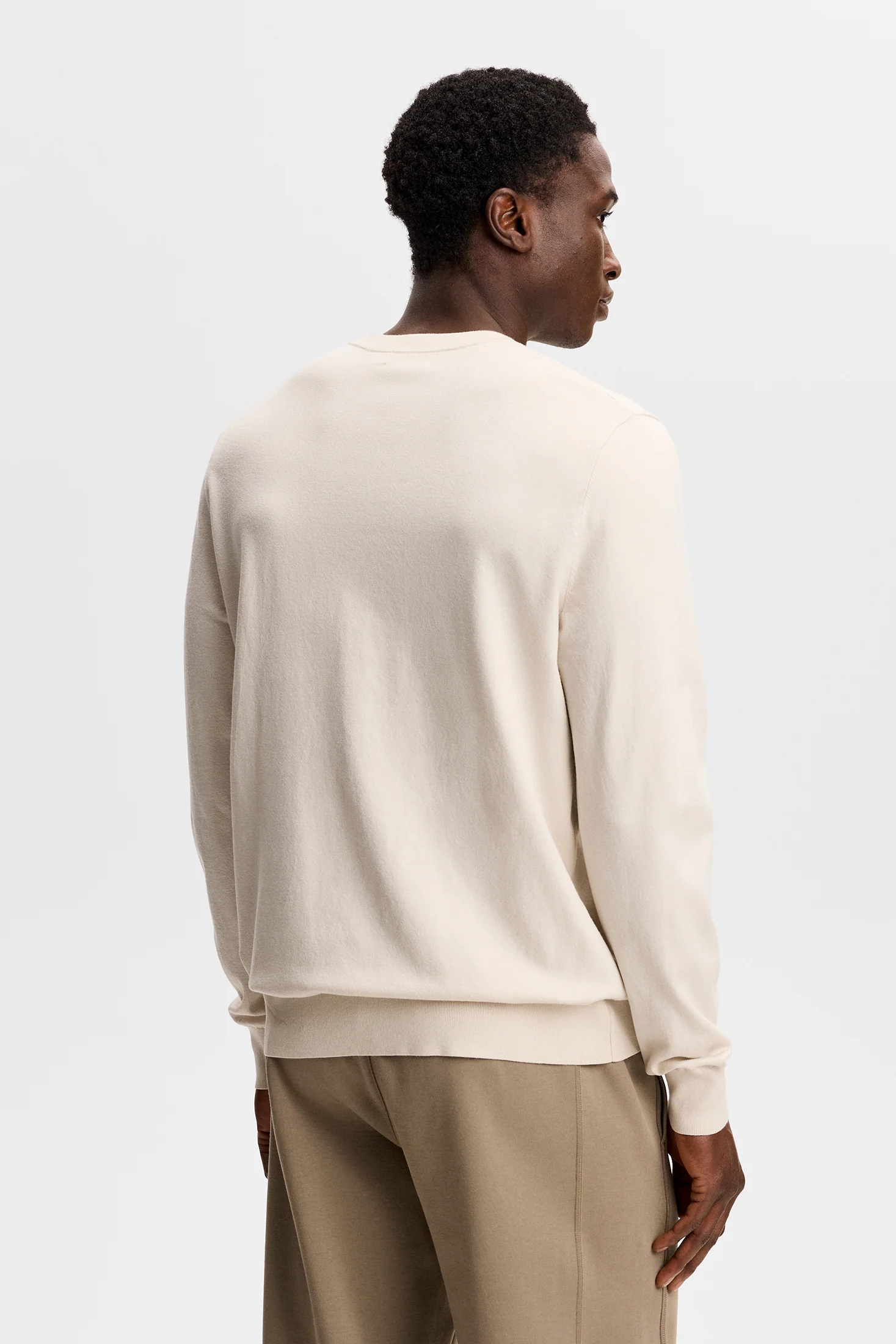 Henry Knitted Sweater / Moonbeam - Image 3