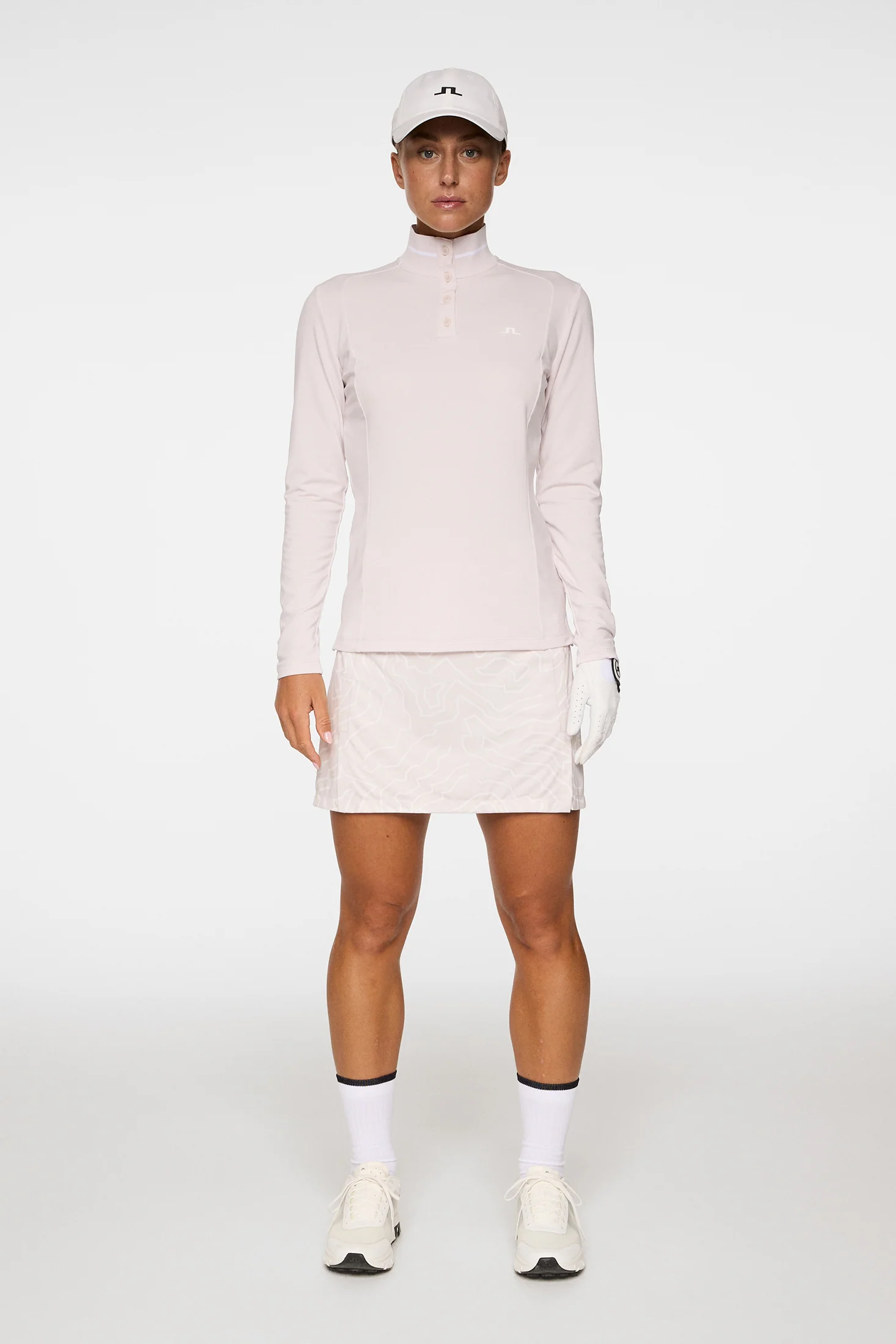 Hertta Long Sleeve Polo / Grey Lilac - Image 4