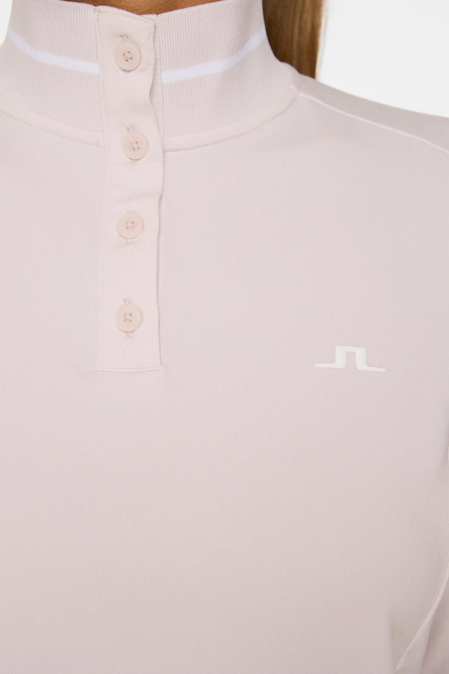 Hertta Long Sleeve Polo / Grey Lilac - Image 6