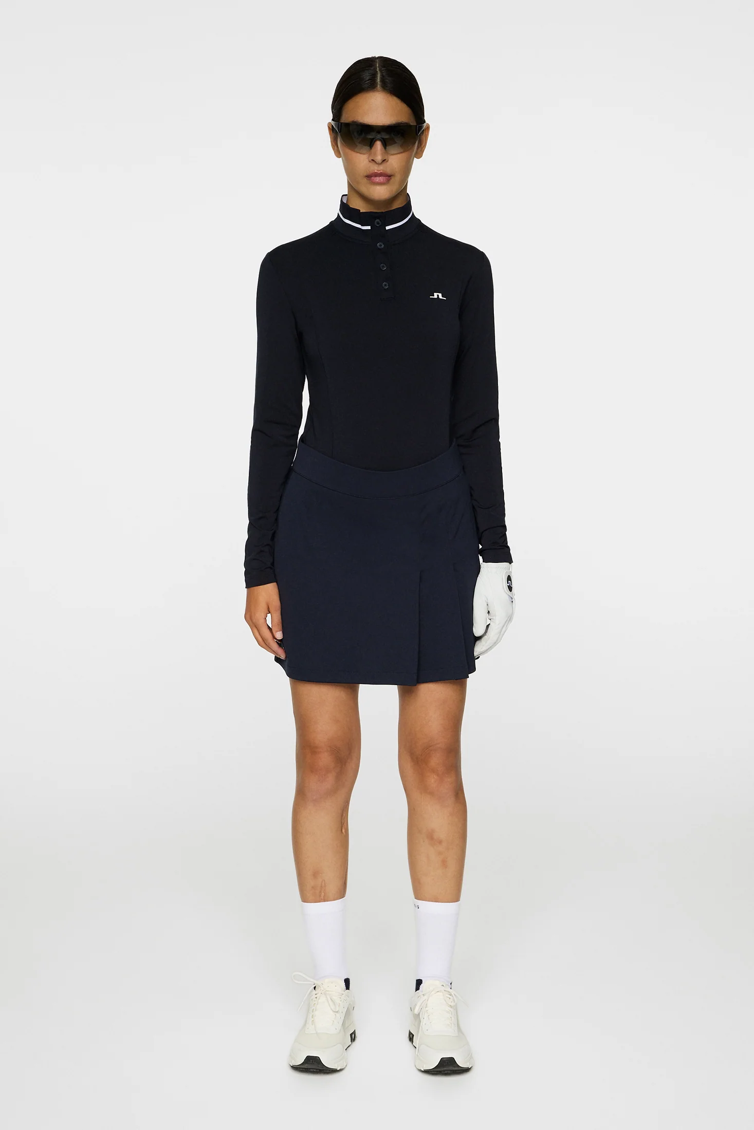 Hertta Long Sleeve Polo / JL Navy - Image 4