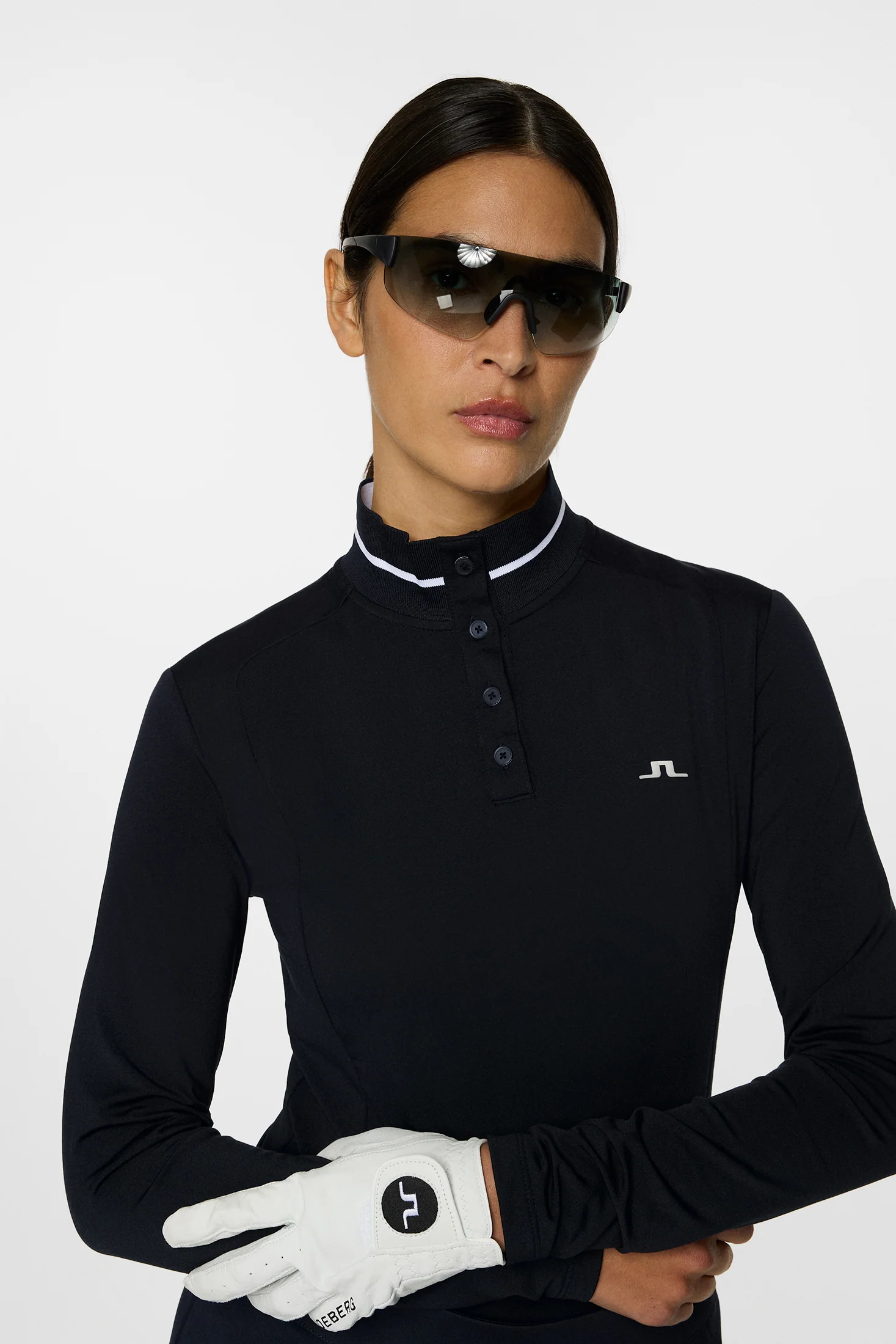Hertta Long Sleeve Polo / JL Navy - Image 5
