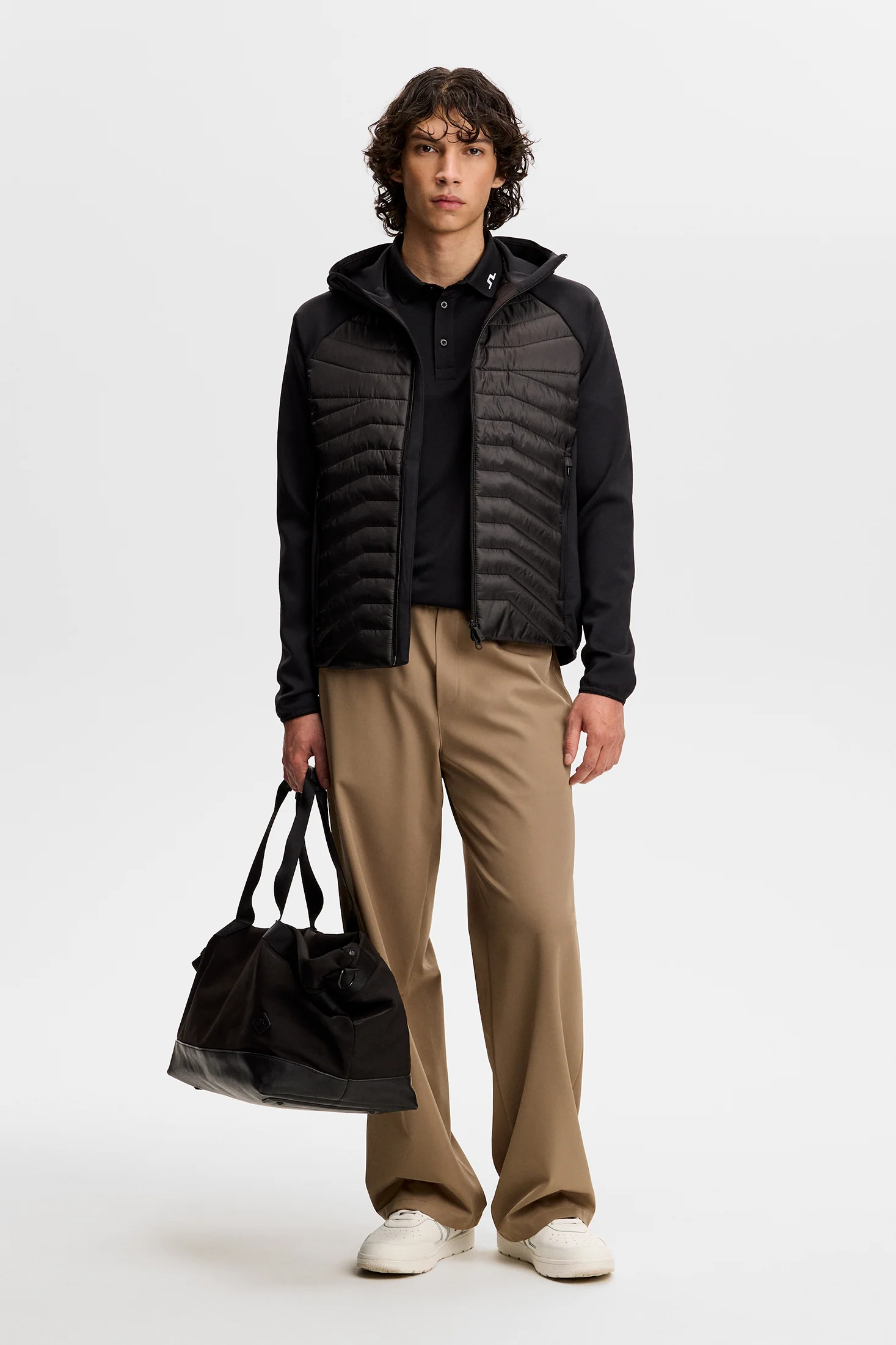 Heyden Quilt Hybrid Hood / Black - Image 4
