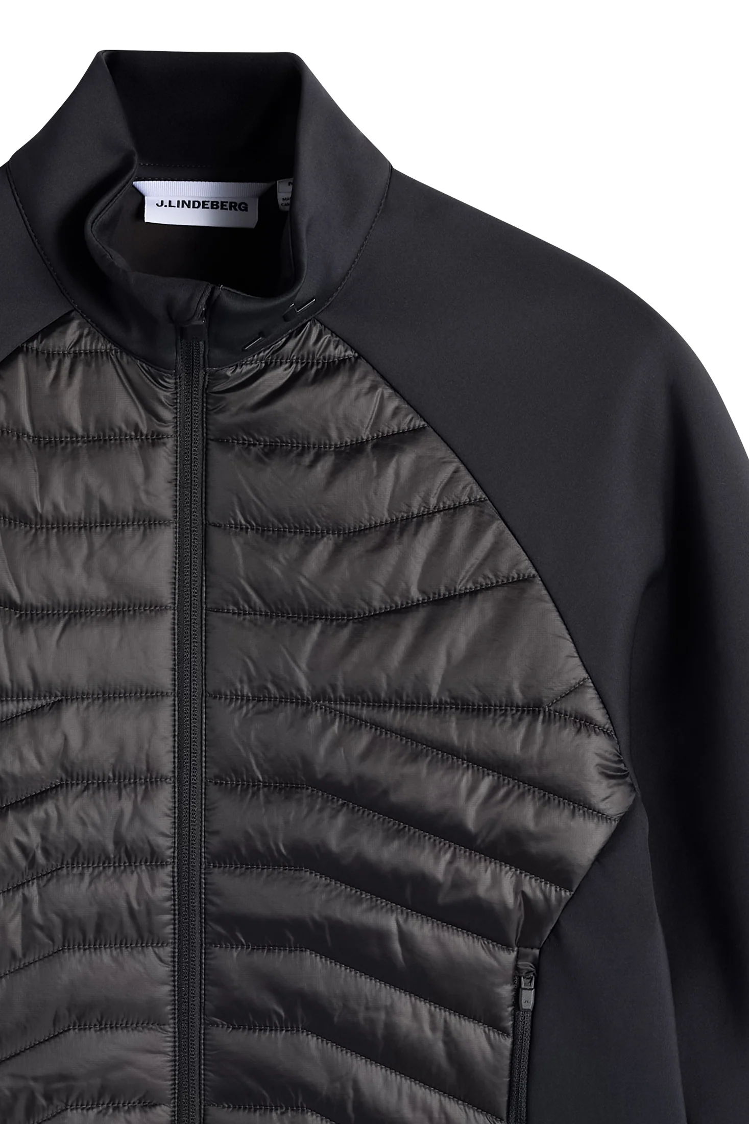 Heyden Quilt Hybrid Jacket / Black - Image 3