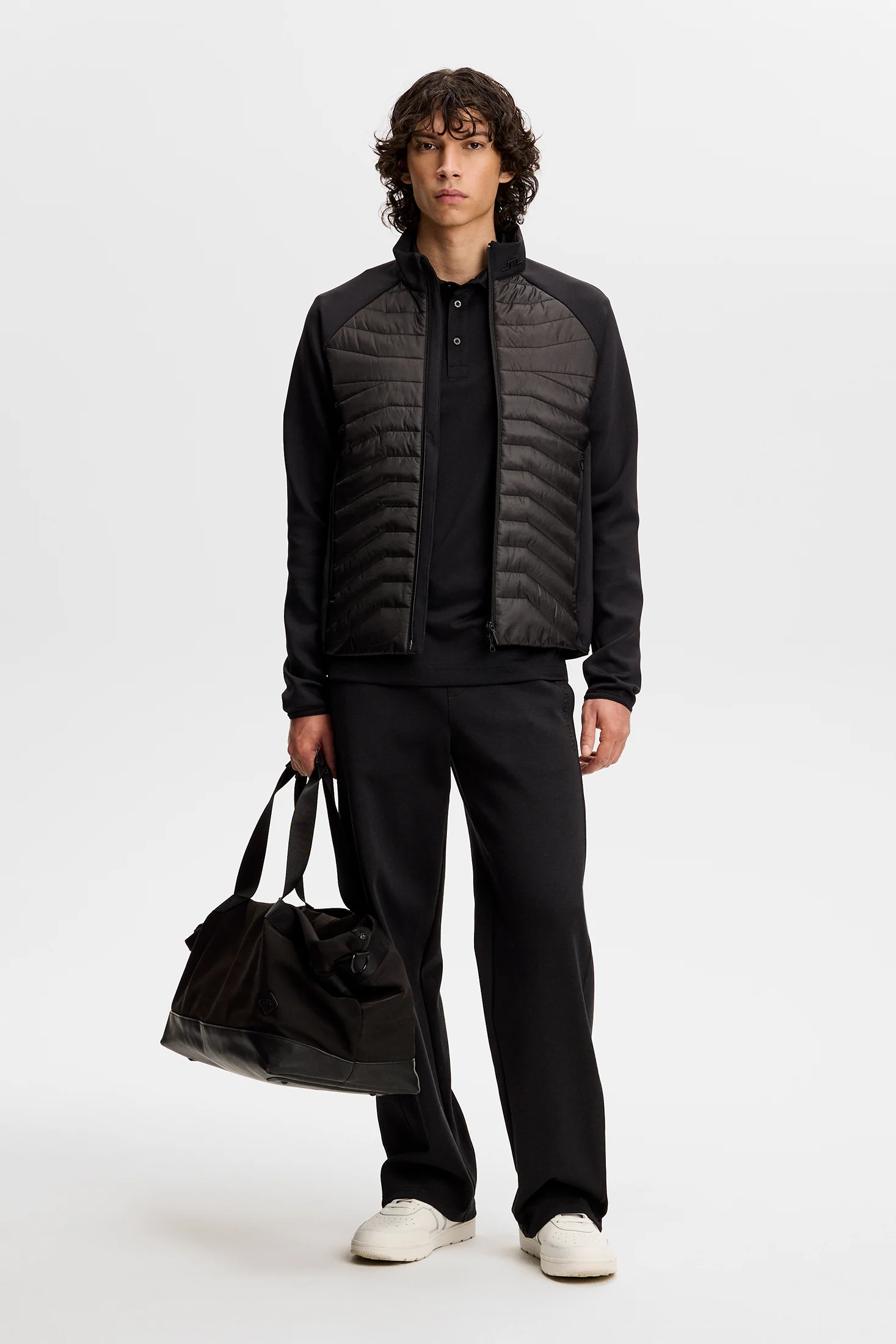 Heyden Quilt Hybrid Jacket / Black - Image 7