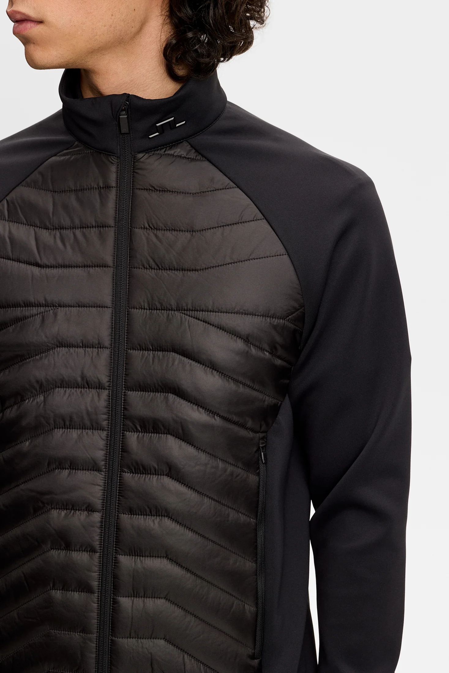Heyden Quilt Hybrid Jacket / Black - Image 8