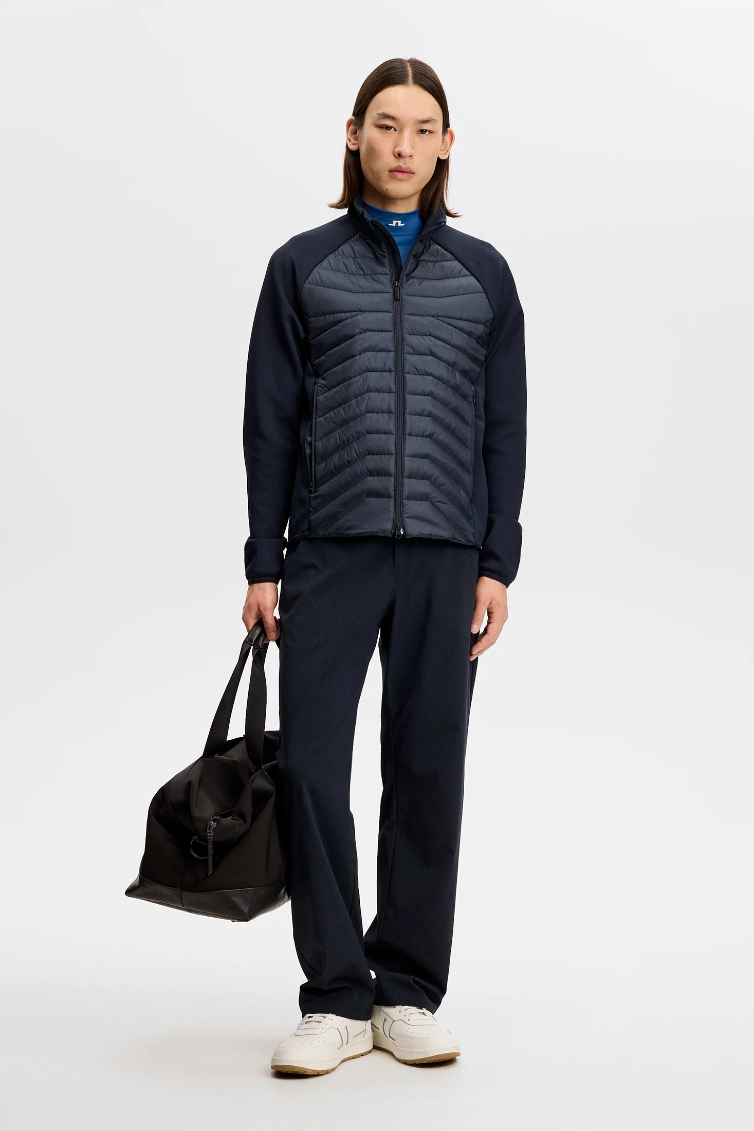 Heyden Quilt Hybrid Jacket / JL Navy - Image 3