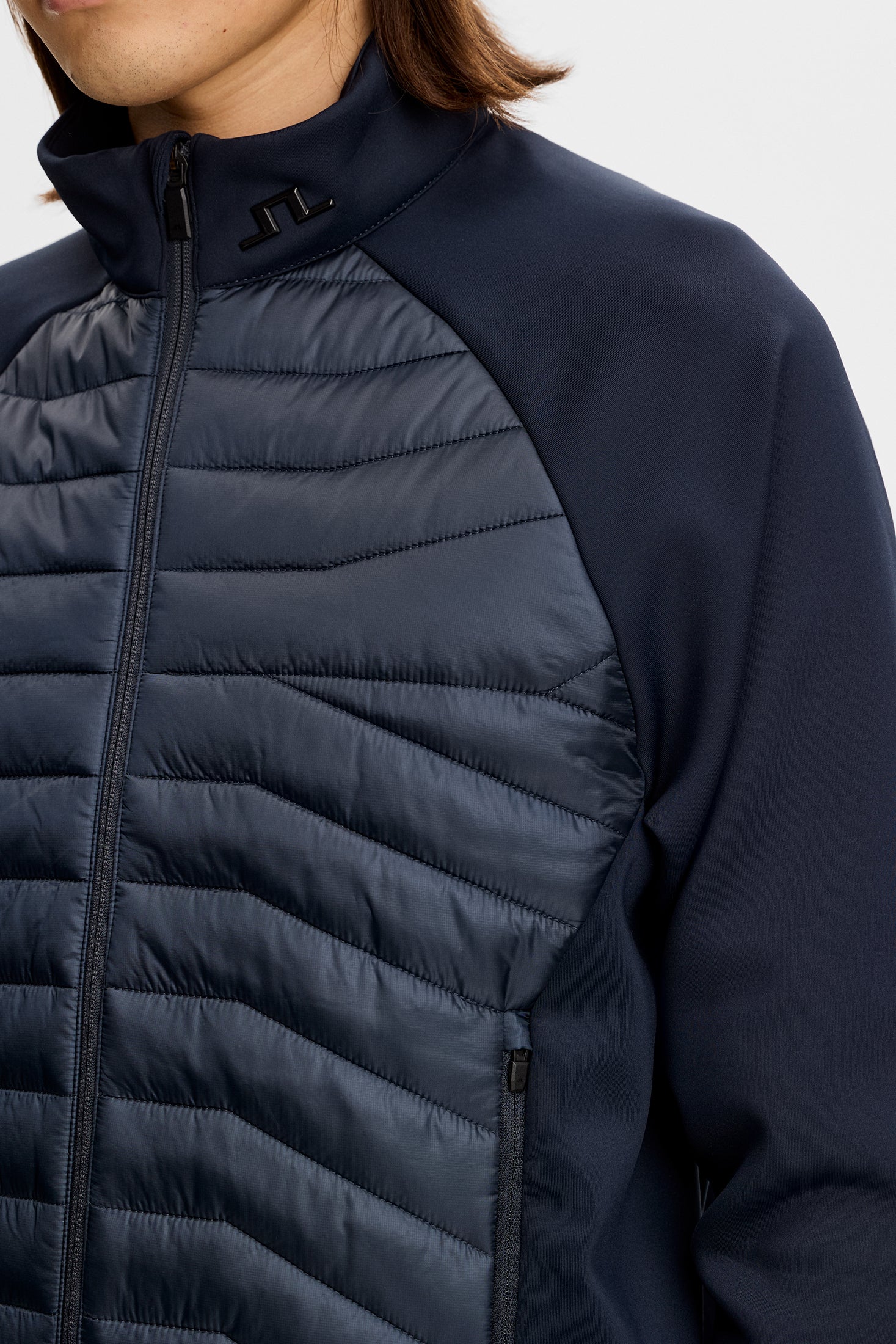 Heyden Quilt Hybrid Jacket / JL Navy - Image 4