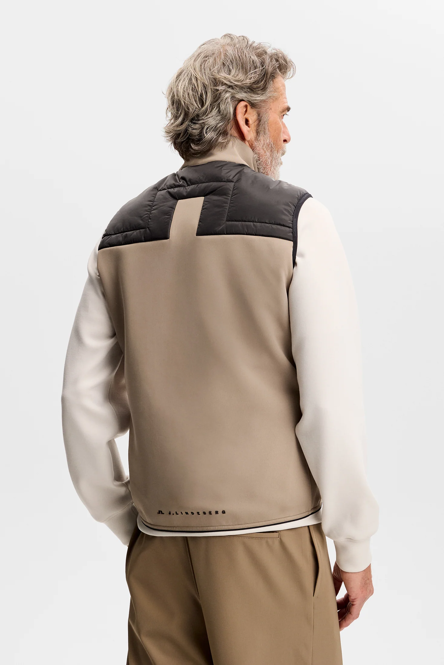 Heyden Quilt Hybrid Vest / Brindle - Image 4