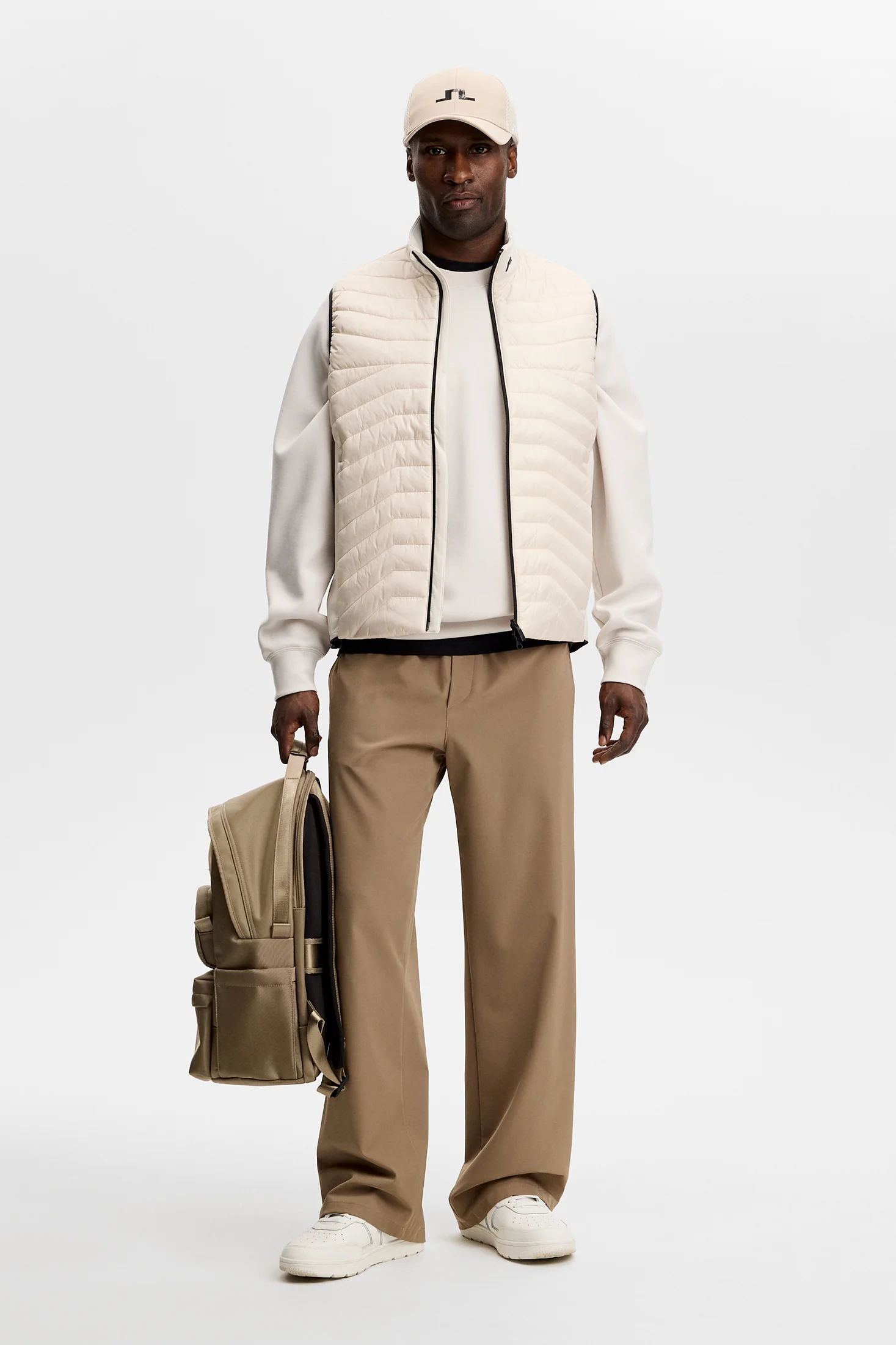 Heyden Quilt Hybrid Vest / Moonbeam - Image 5