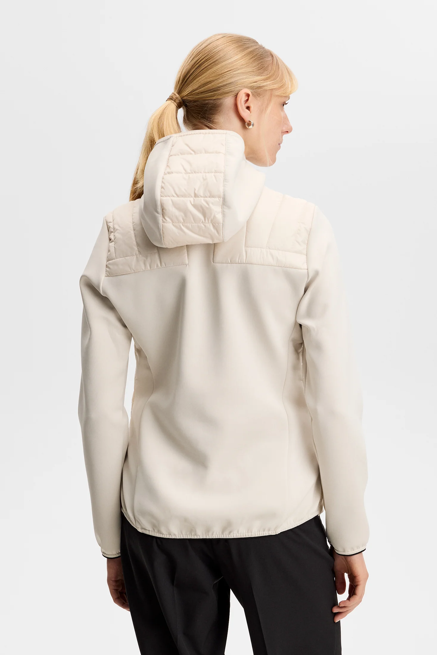 Holma Quilt Hybrid Hood / Moonbeam - Image 2