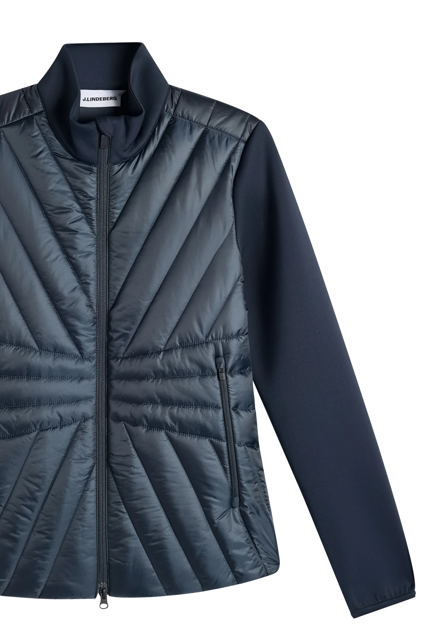 Holma Quilt Hybrid Jacket / JL Navy - Image 7