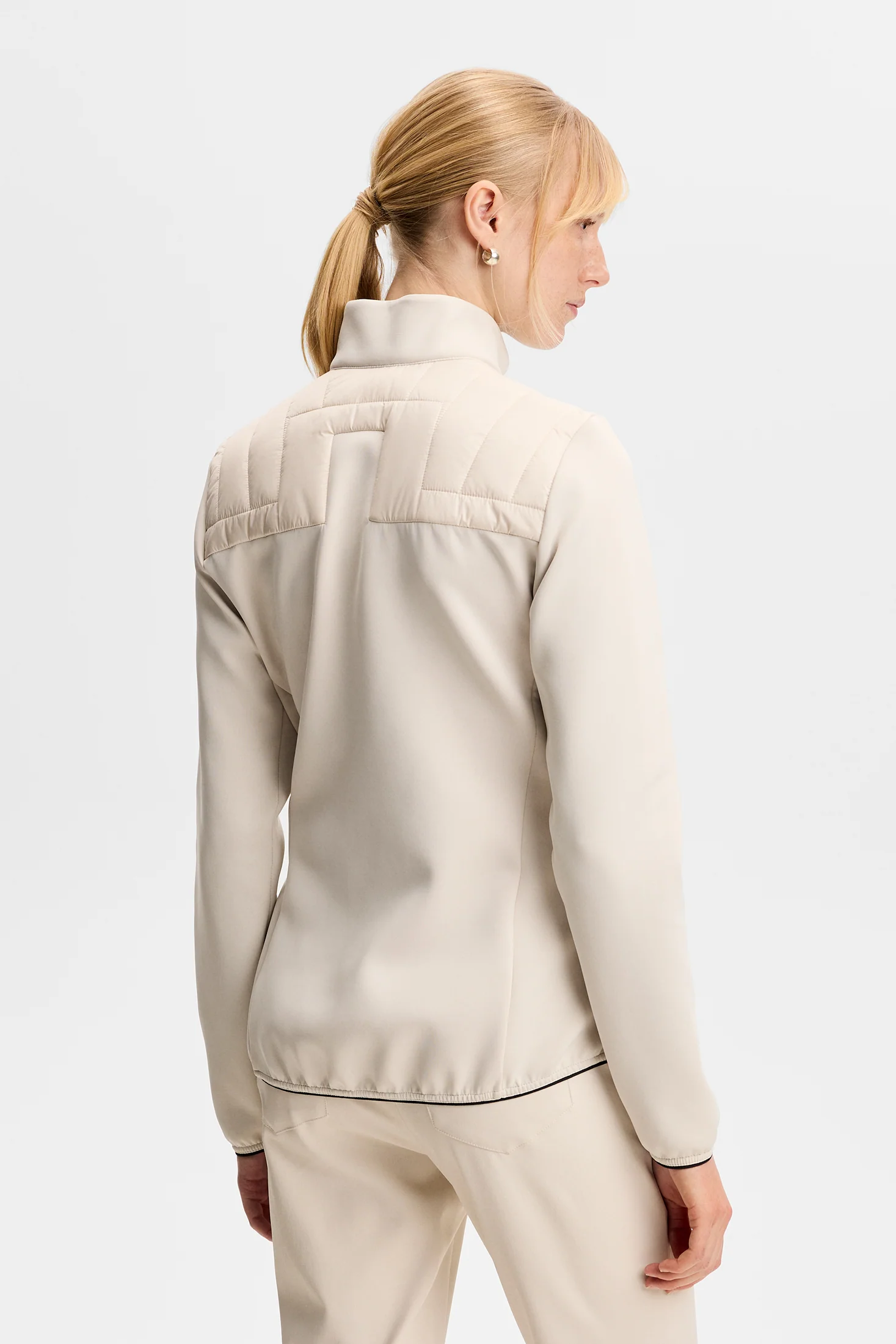 Holma Quilt Hybrid Jacket / Moonbeam - Image 6