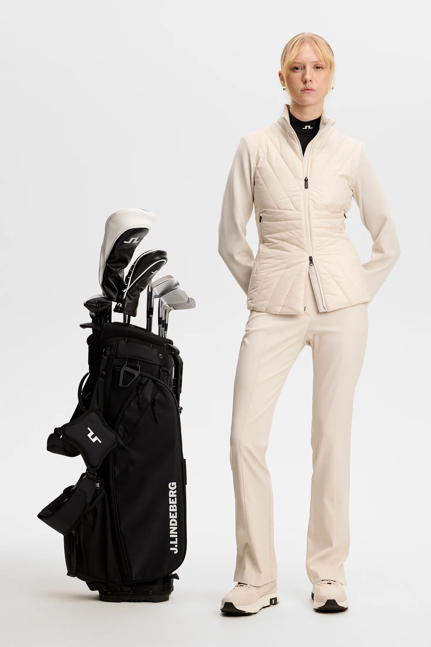 Holma Quilt Hybrid Jacket / Moonbeam - Image 7