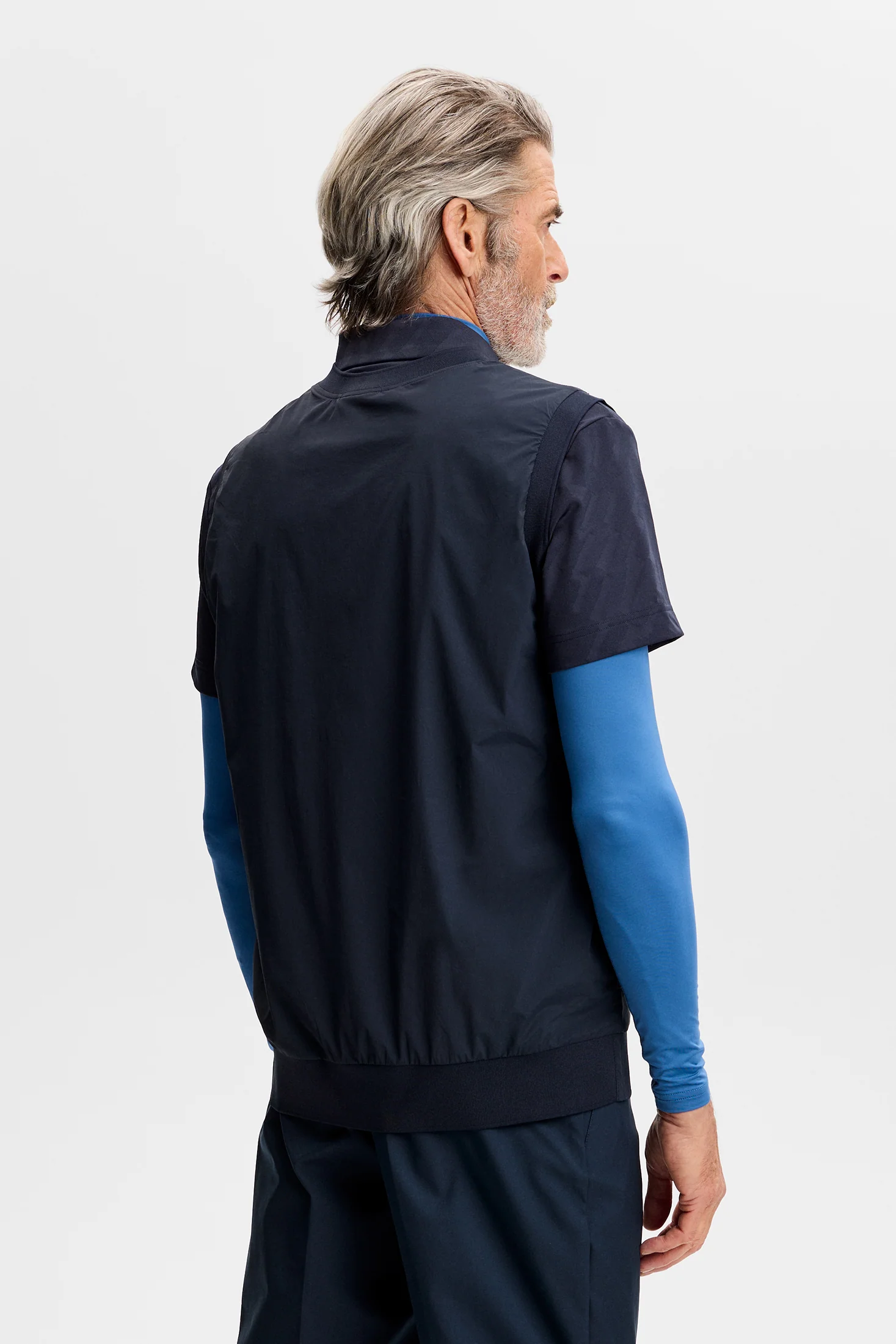 Hybrid Vest Windbreaker / JL Navy - Image 3