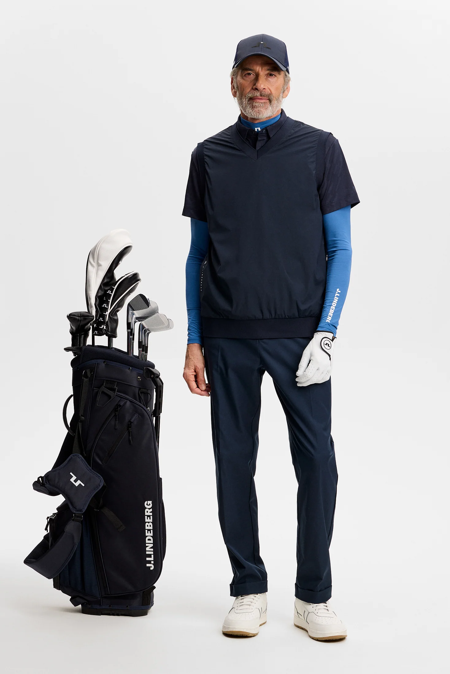Hybrid Vest Windbreaker / JL Navy - Image 4