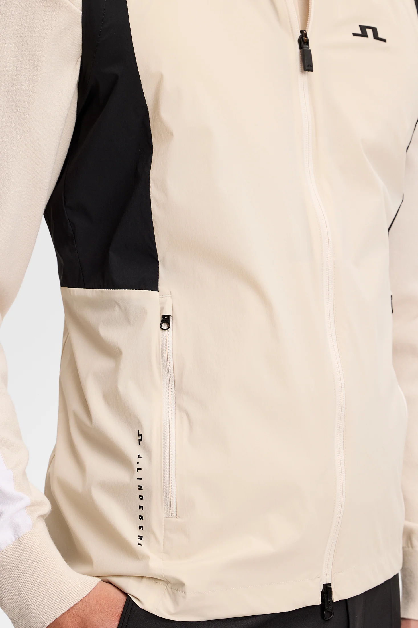 Jacs Zip Packable Vest / Moonbeam - Image 5