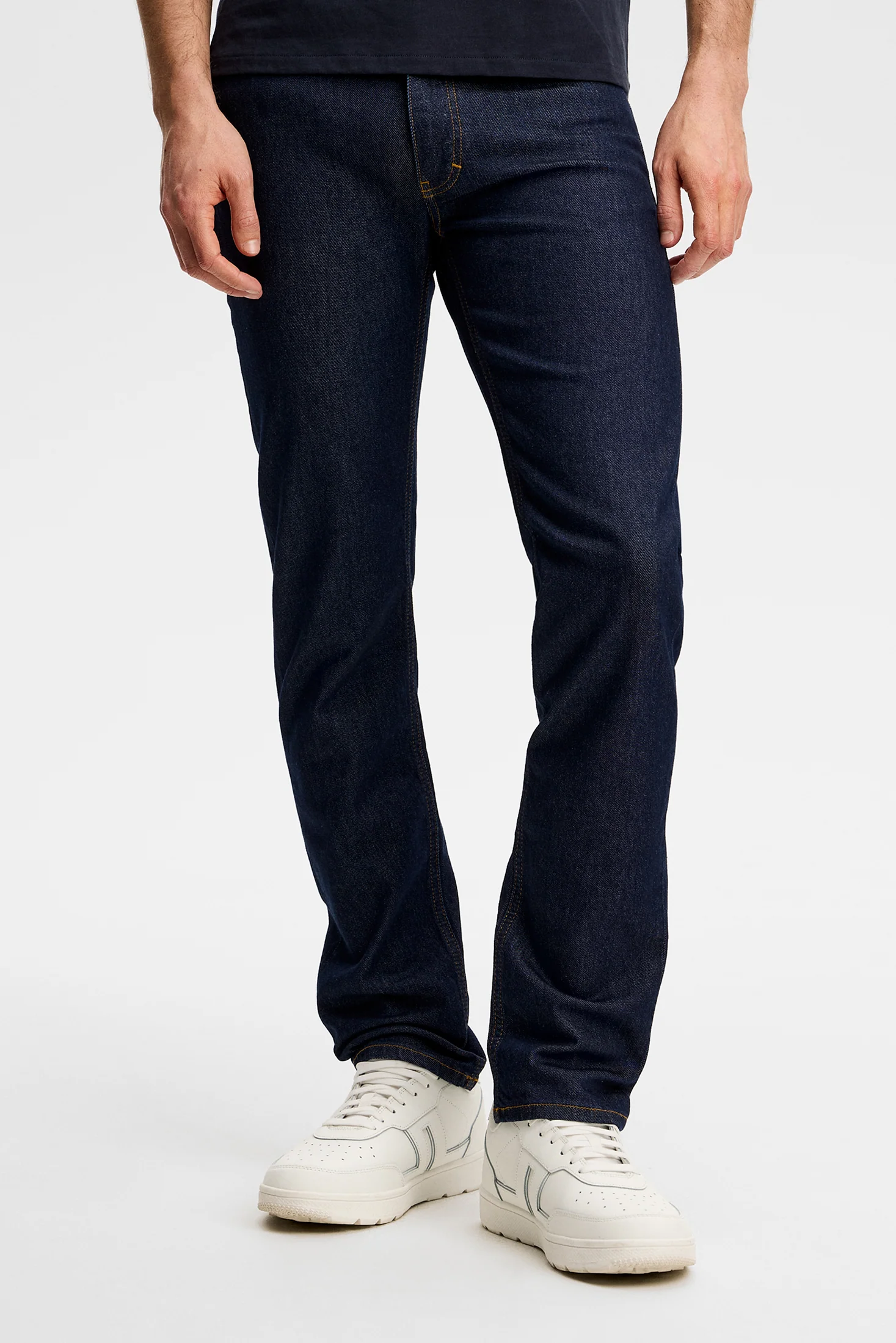 Jax Rinsed Slim Jeans / Dark Blue - Image 3