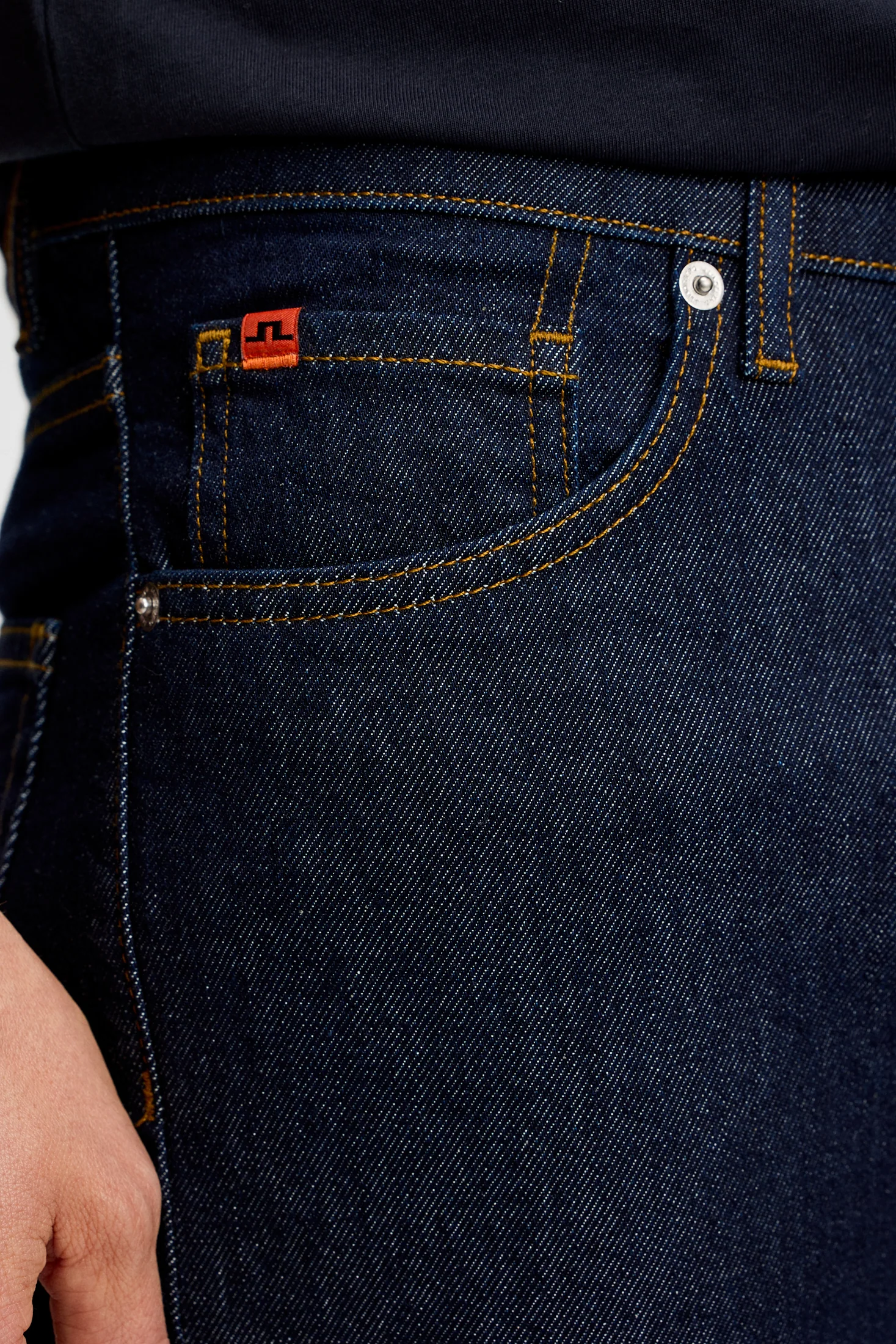 Jax Rinsed Slim Jeans / Dark Blue - Image 6
