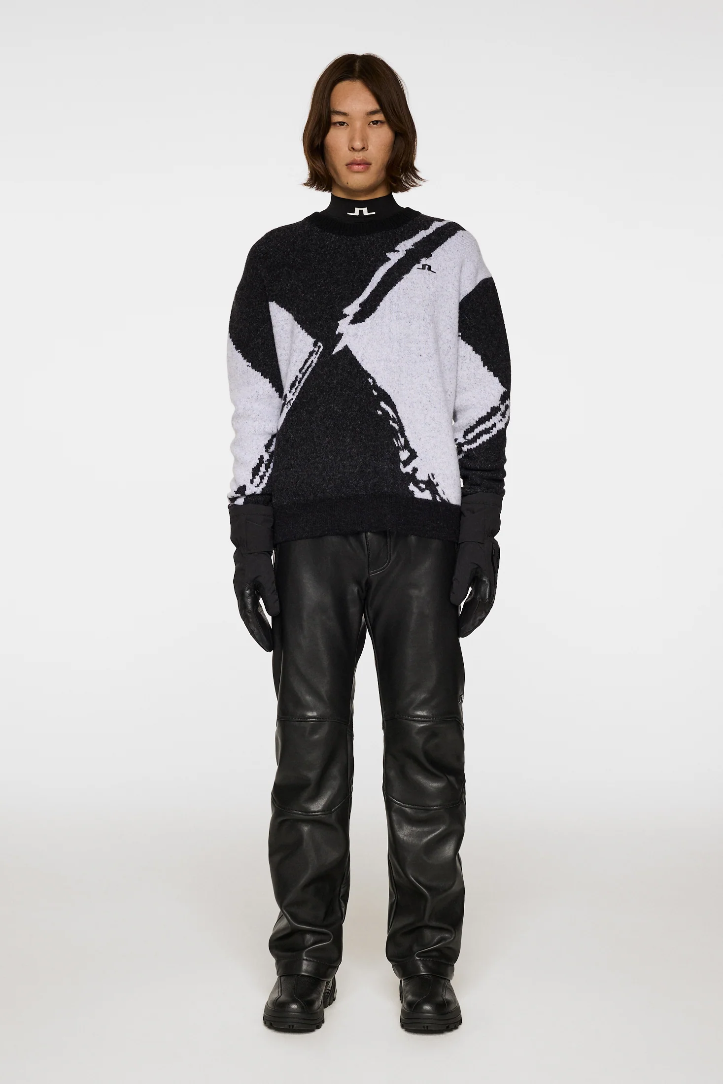 Jaxton Knitted Sweater / Black - Image 5