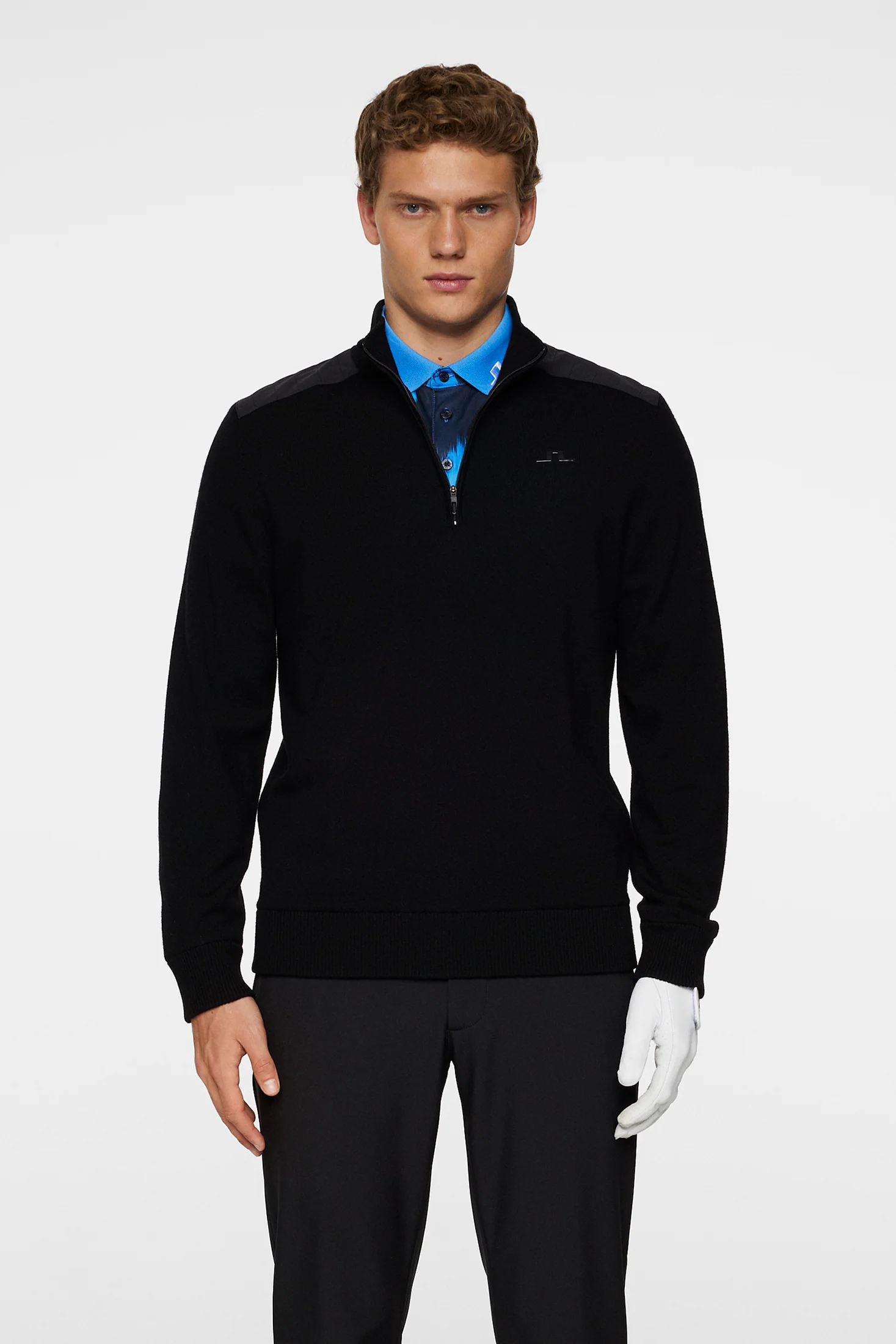 Jeffrey Windbreaker Sweater / Black - Image 2