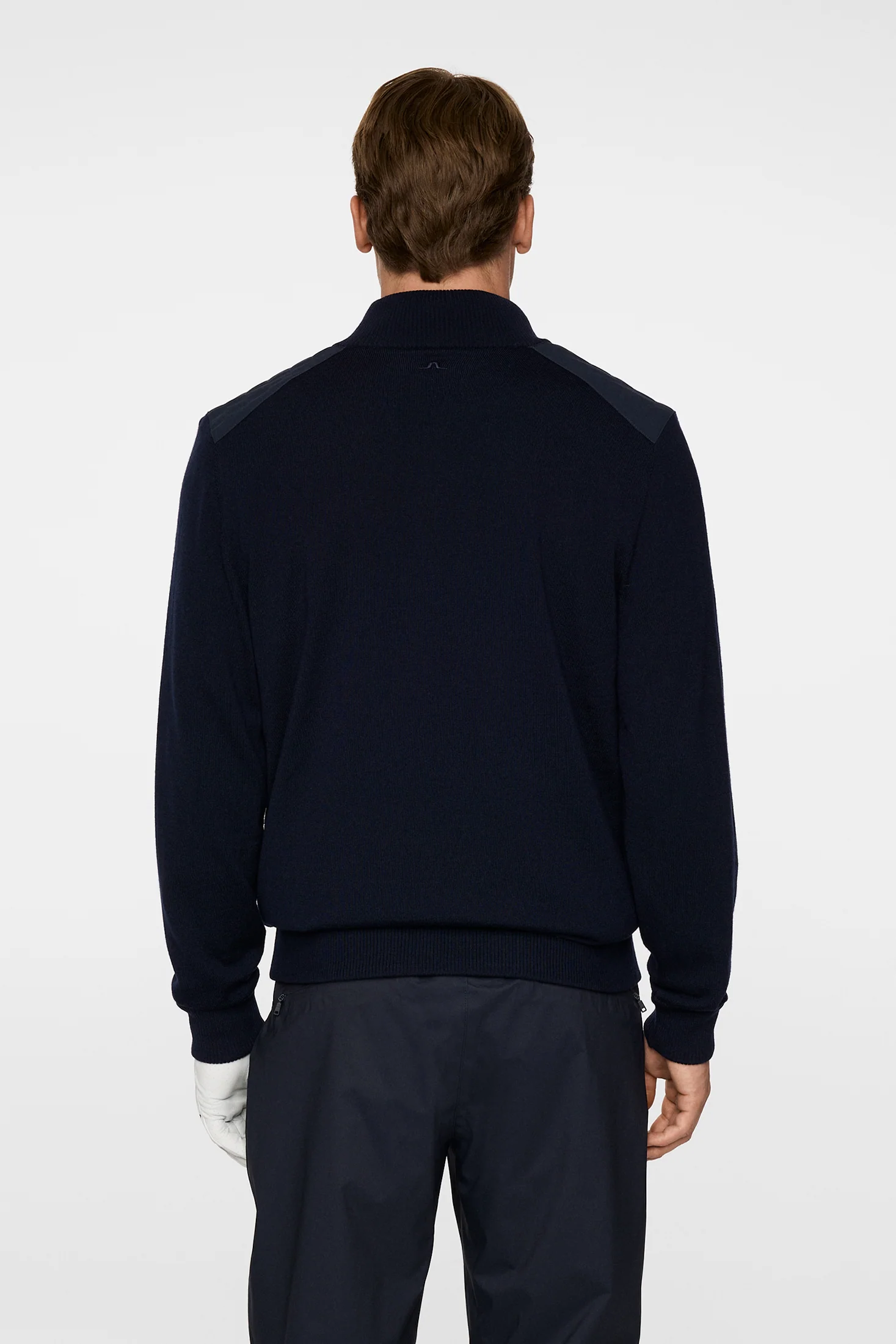 Jeffrey Windbreaker Sweater / JL Navy - Image 3