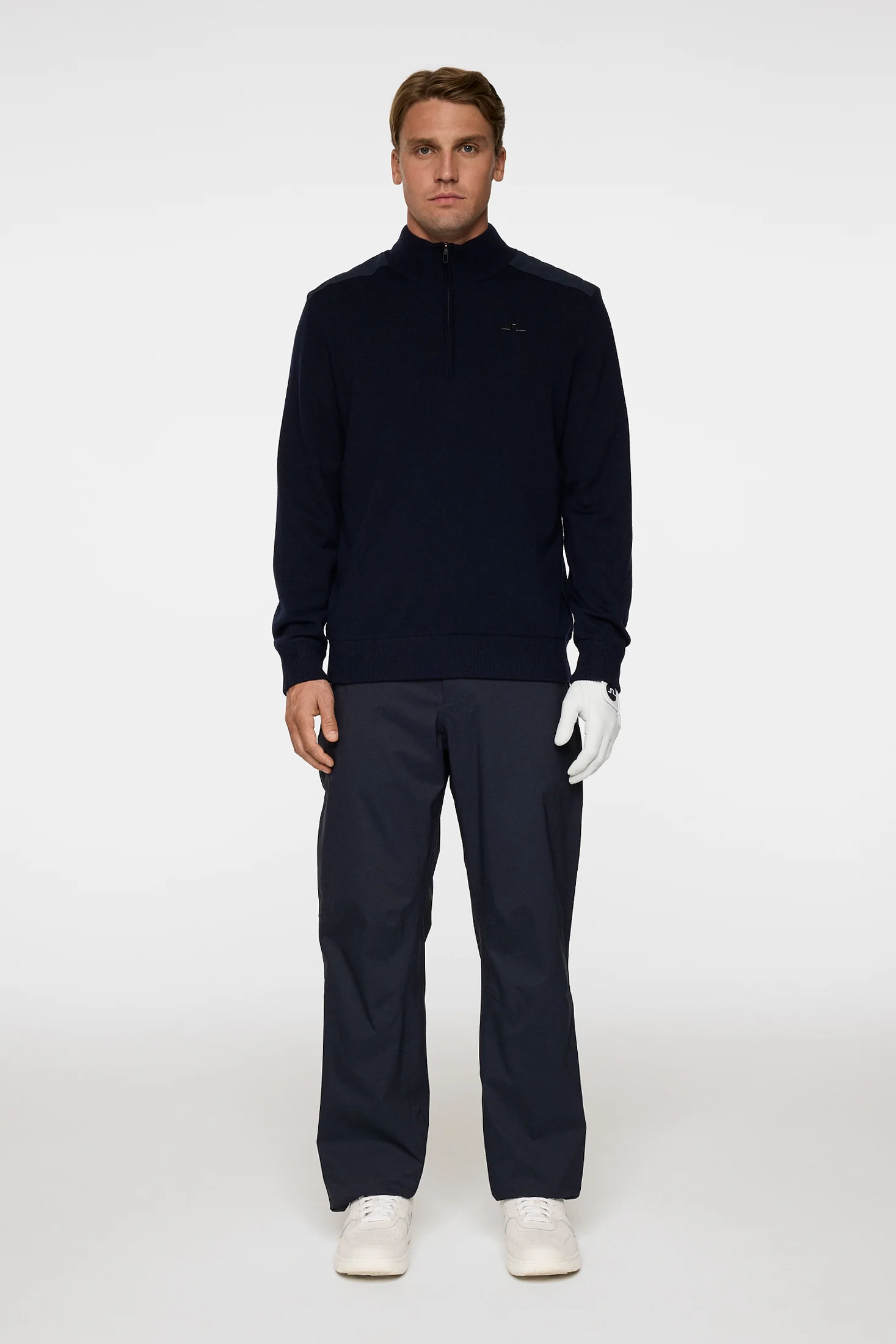 Jeffrey Windbreaker Sweater / JL Navy - Image 4