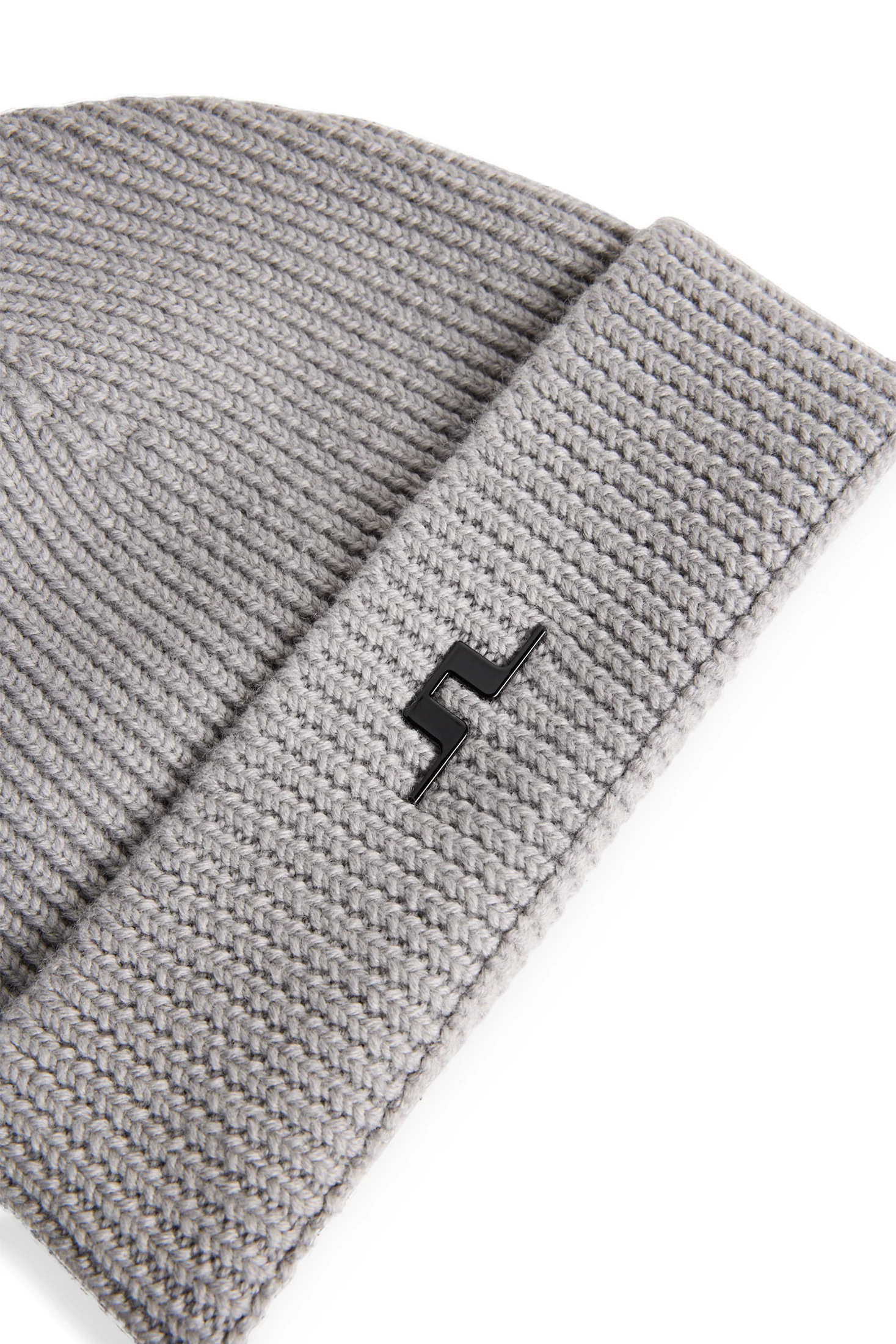 Joaquim  Merino beanie / Light Grey Melange - Image 4