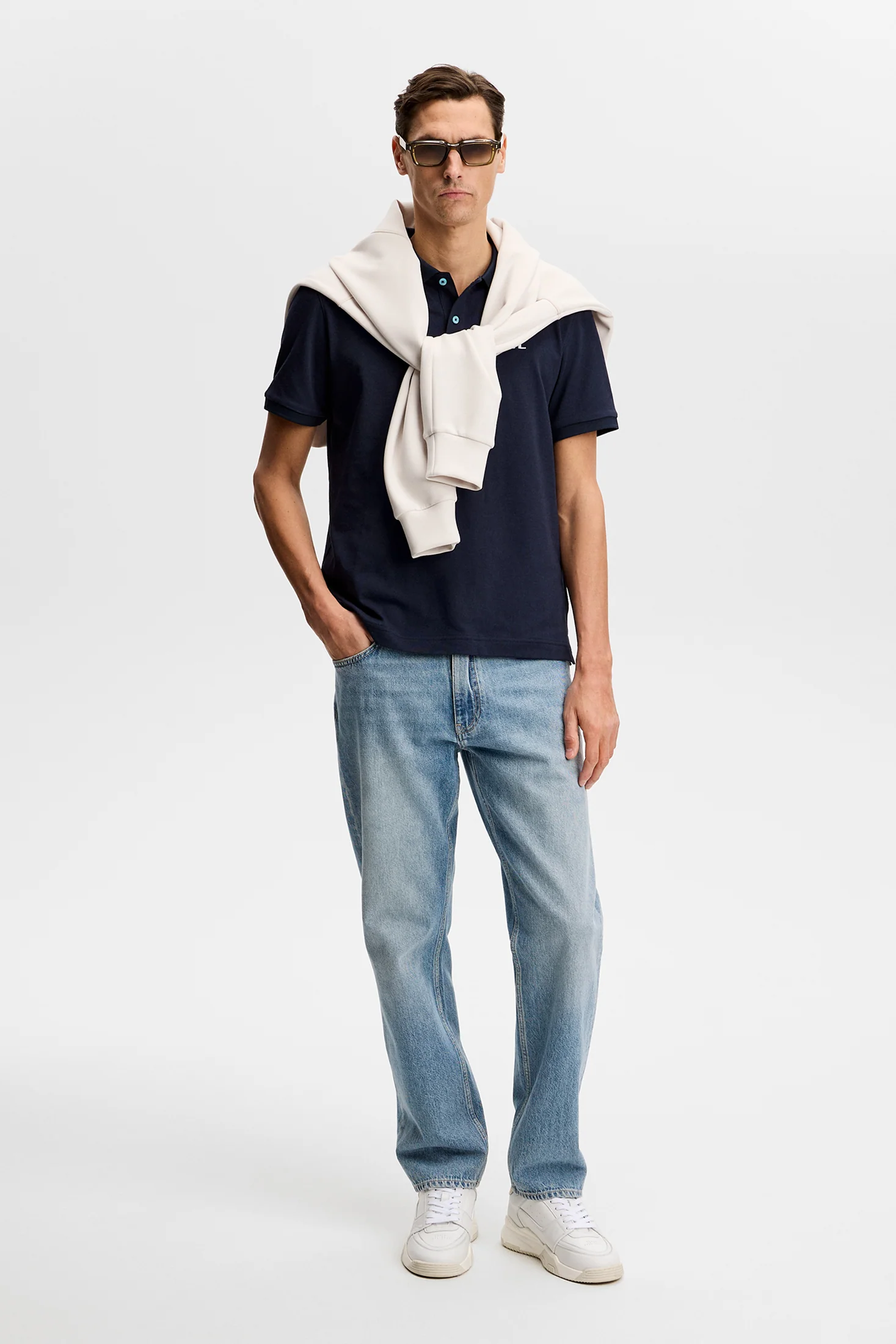Joey Tipping Polo / JL Navy - Image 5