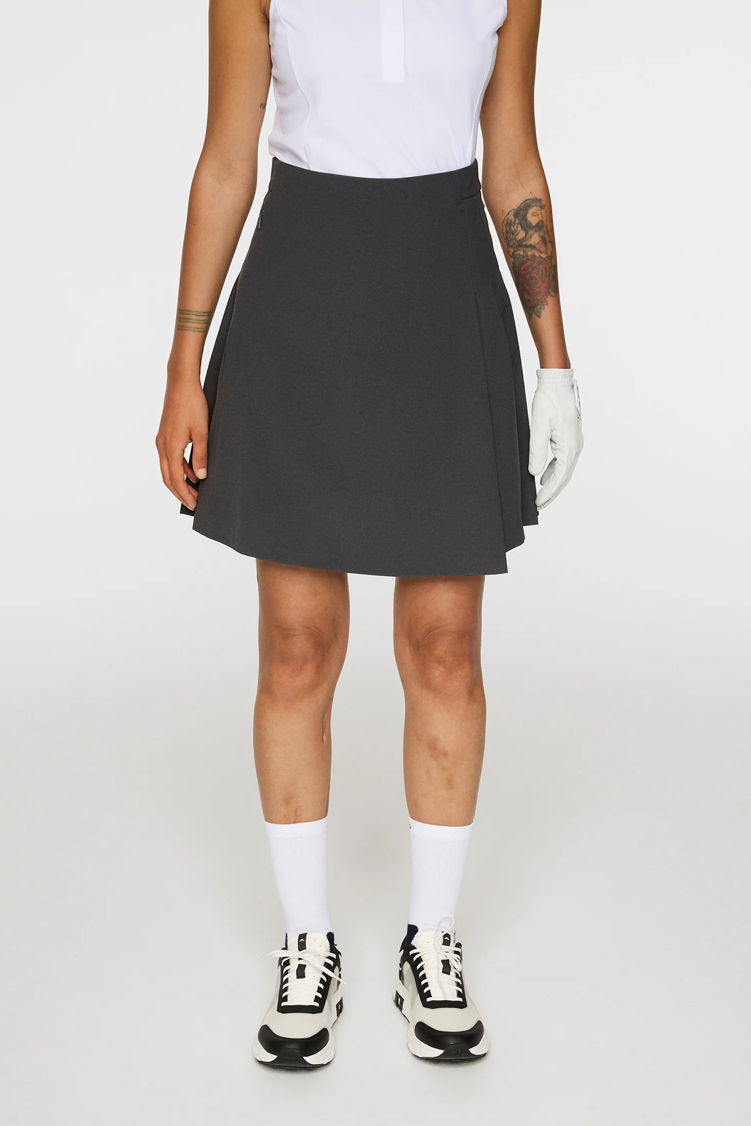 Joy Skirt / Dark Grey Melange - Image 3