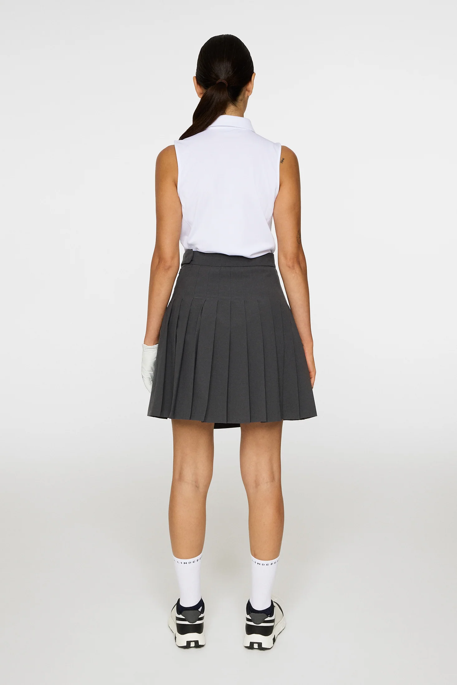 Joy Skirt / Dark Grey Melange - Image 4