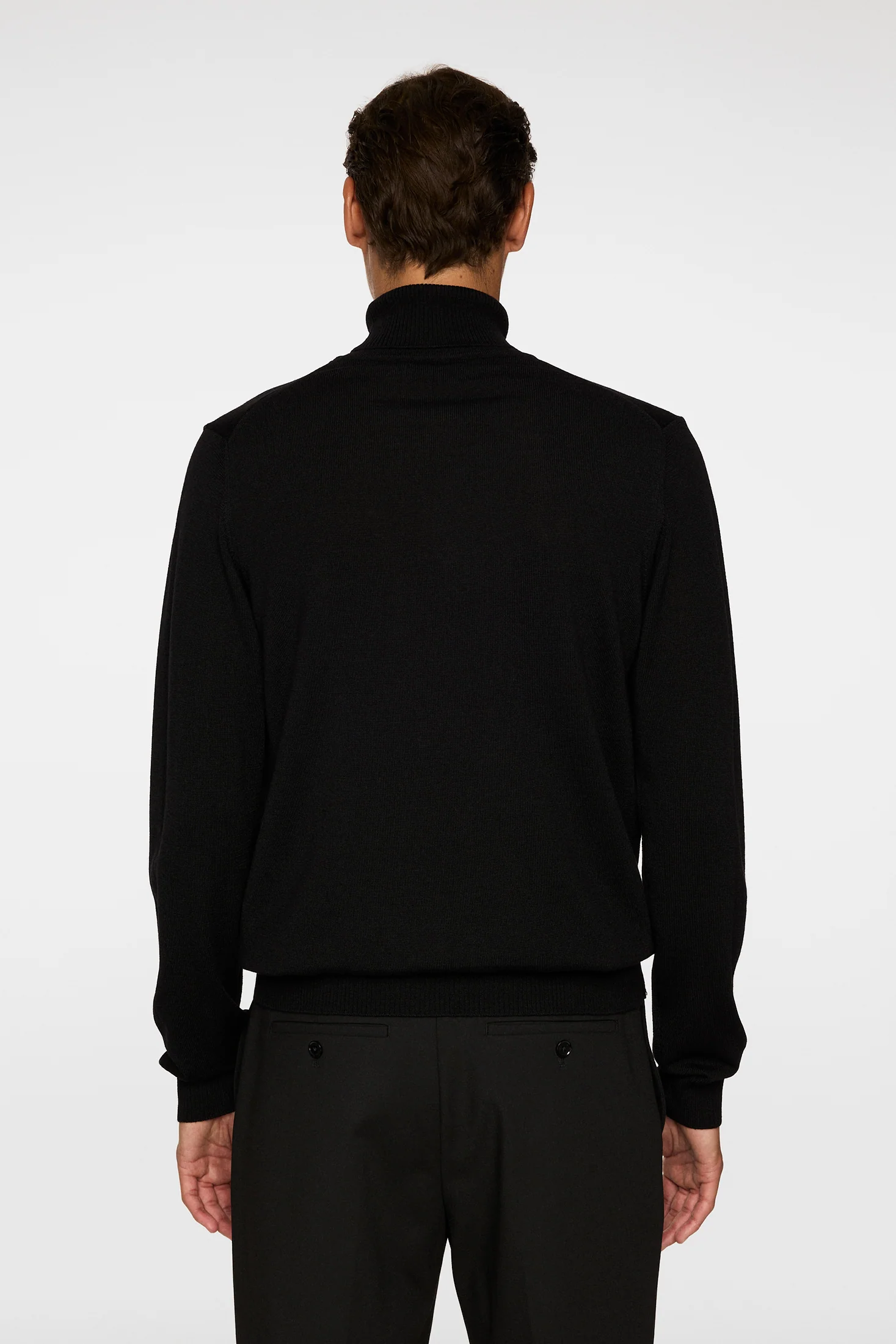 Kaden Merino Turtle Neck / Black - Image 3