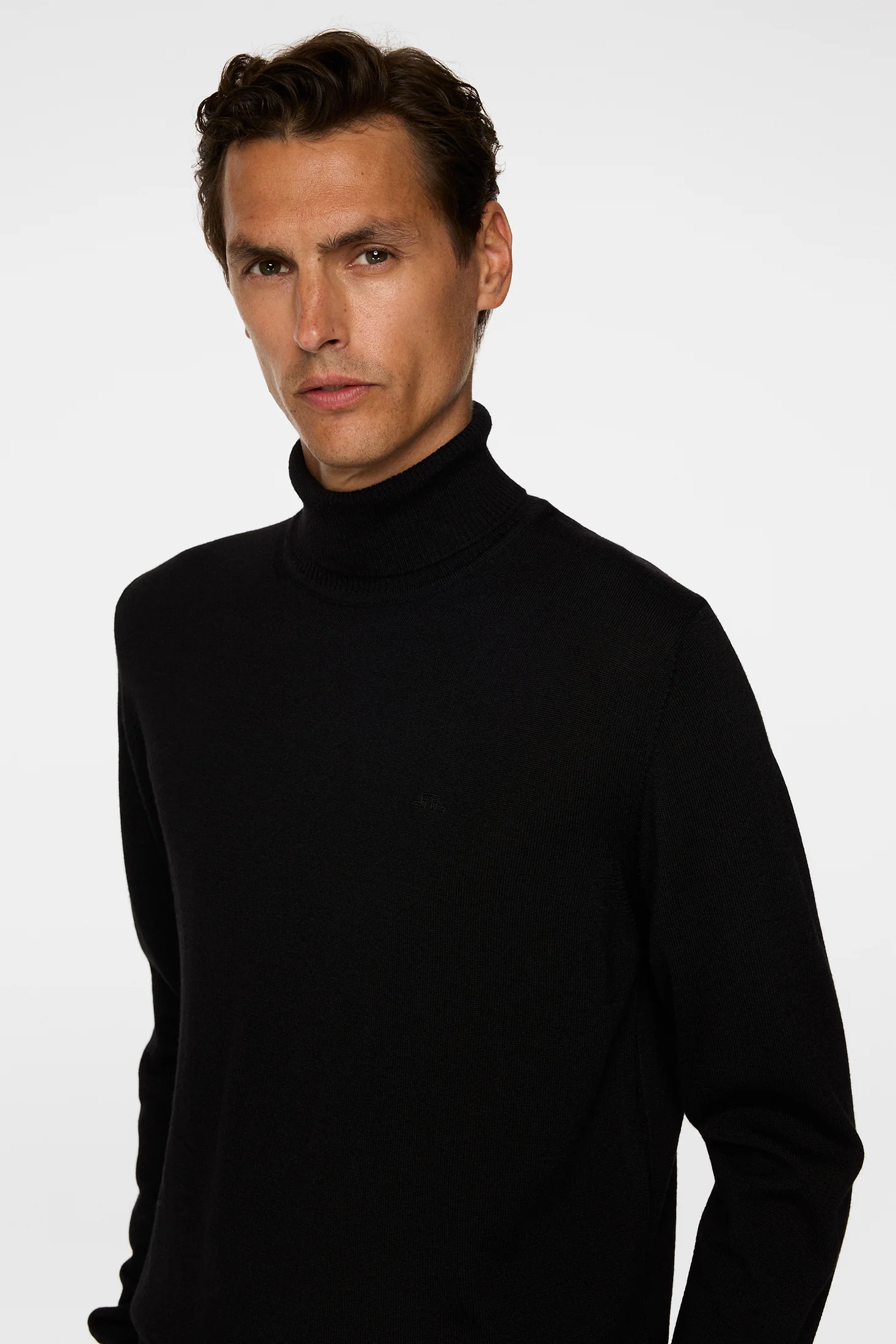 Kaden Merino Turtle Neck / Black - Image 5