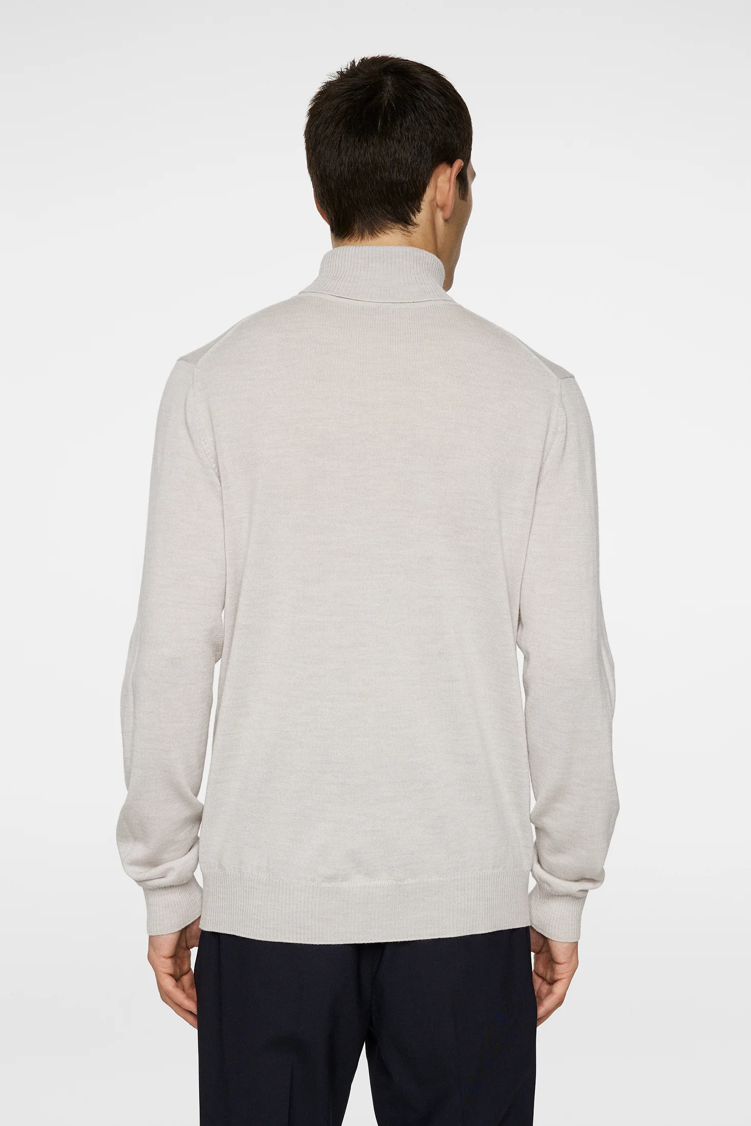 Kaden Merino Turtle Neck / Moonbeam Melange - Image 3
