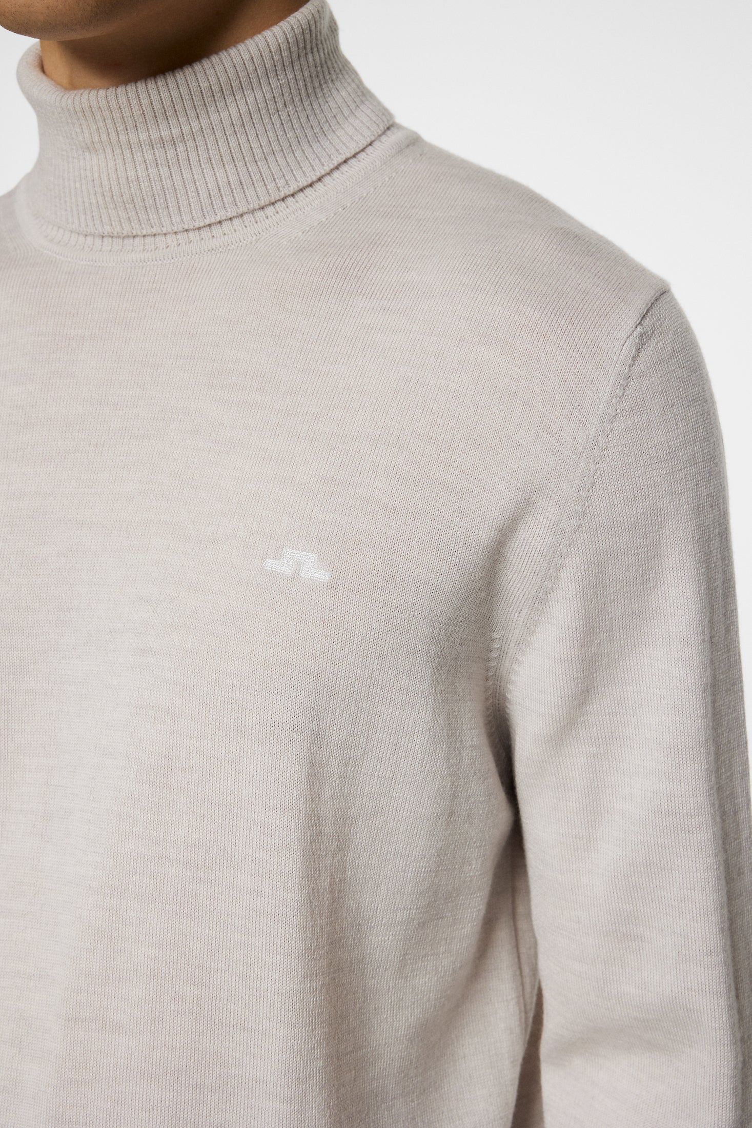 Kaden Merino Turtle Neck / Moonbeam Melange - Image 6