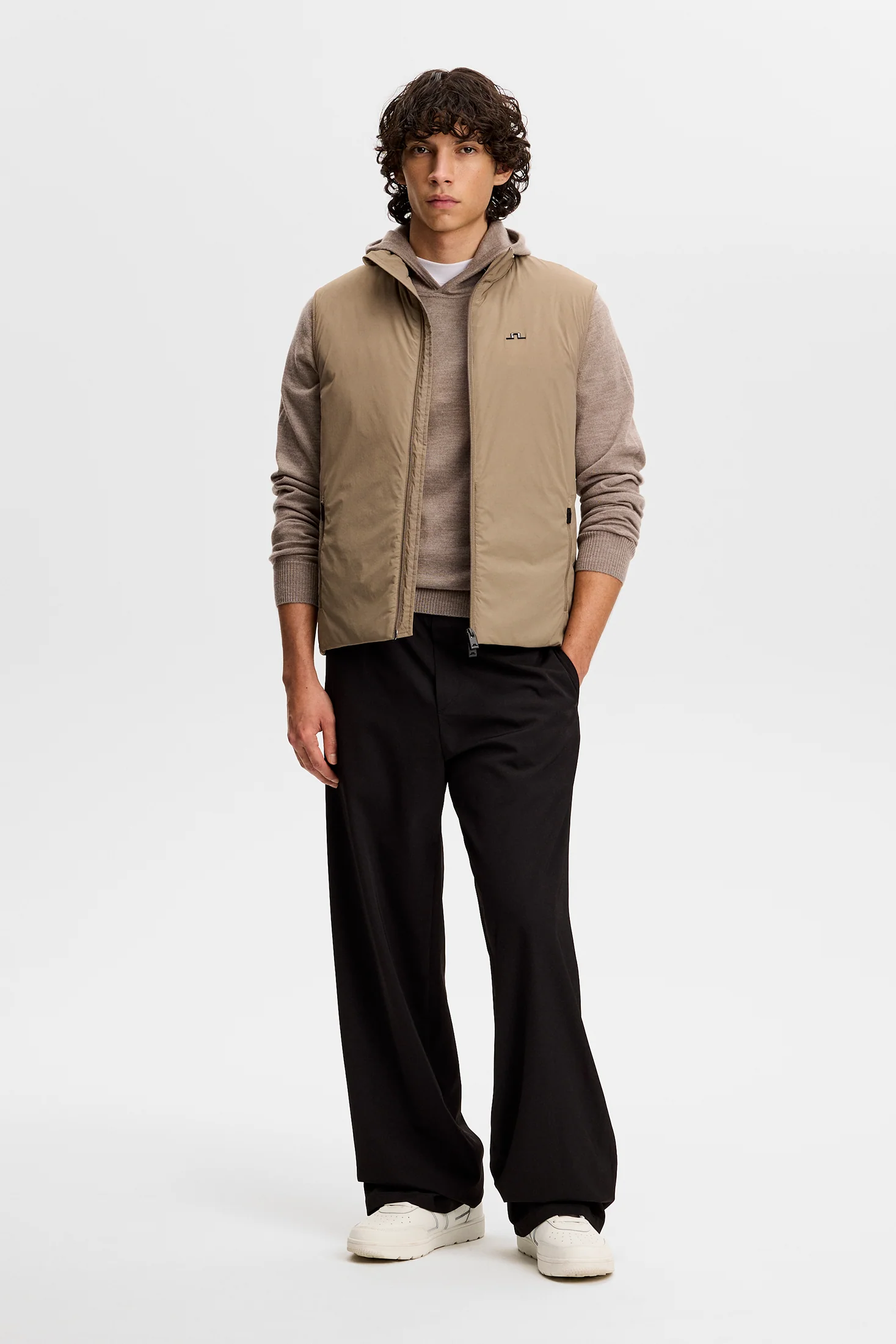 Karl Merino Hoodie / Brindle Melange - Image 4