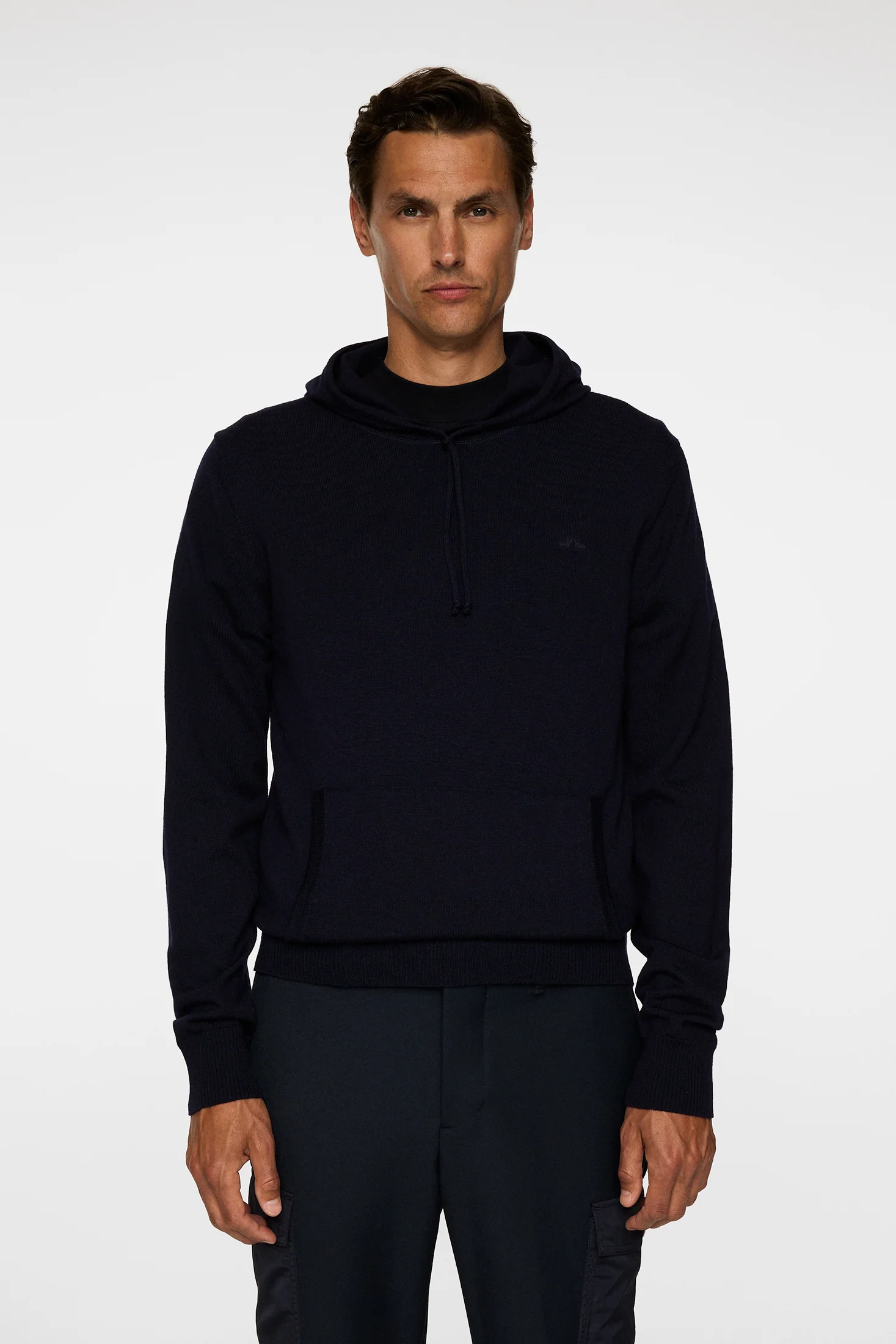 Karl Merino Hoodie / JL Navy - Image 2