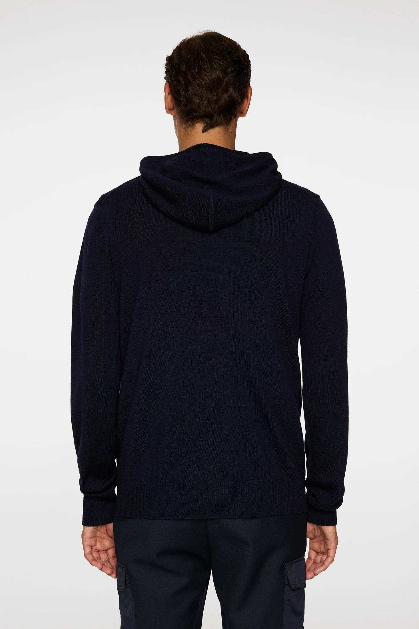 Karl Merino Hoodie / JL Navy - Image 3