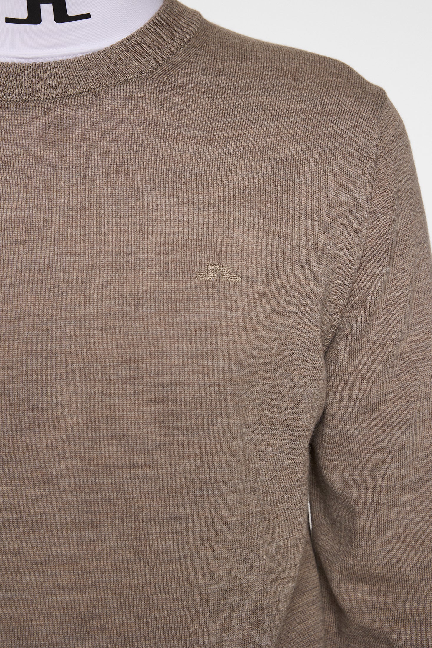 Keane Merino Crew Neck / Brindle Melange - Image 6