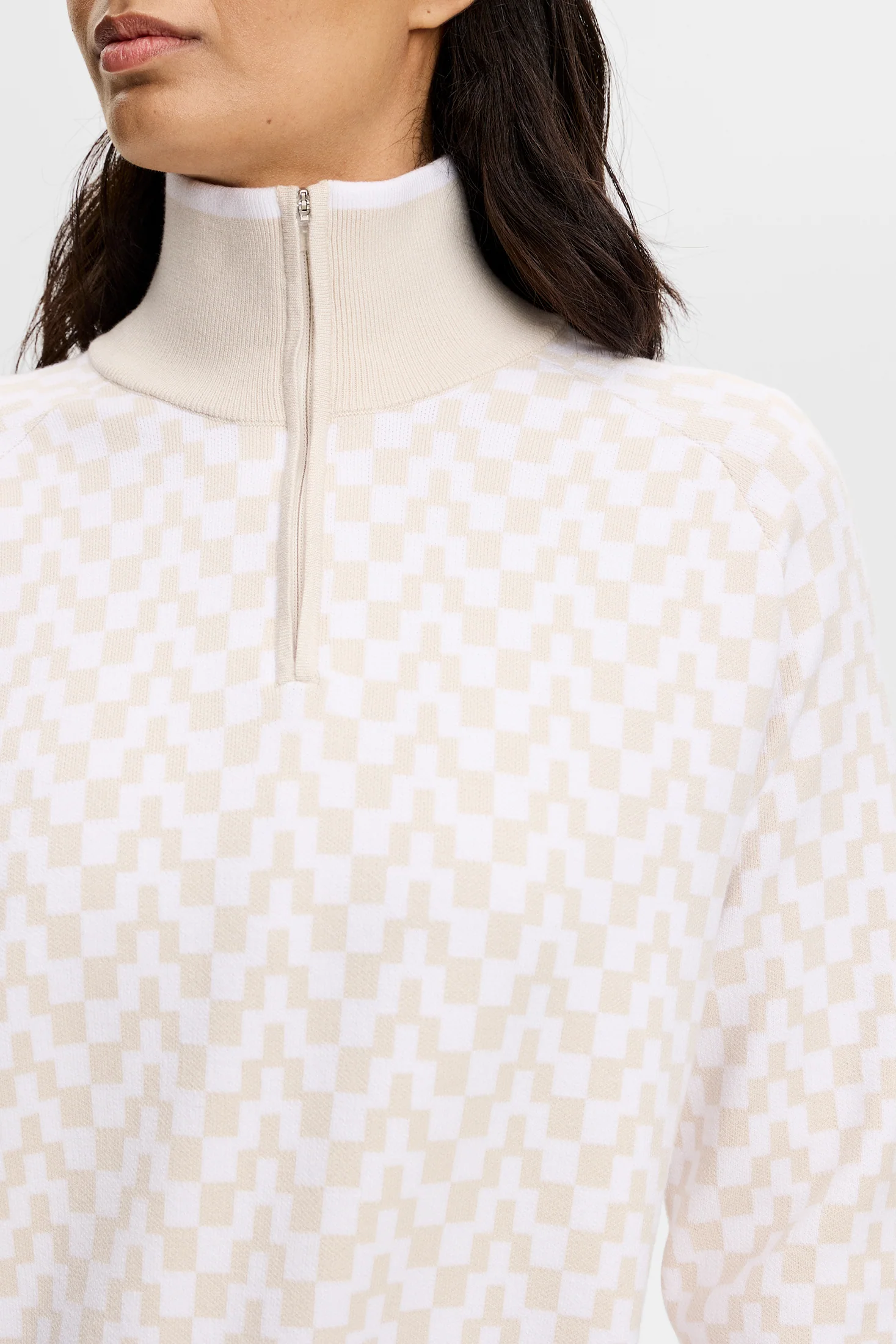 Kerla Knitted Zip Sweater / Bridge Stack Moonbeam M - Image 5