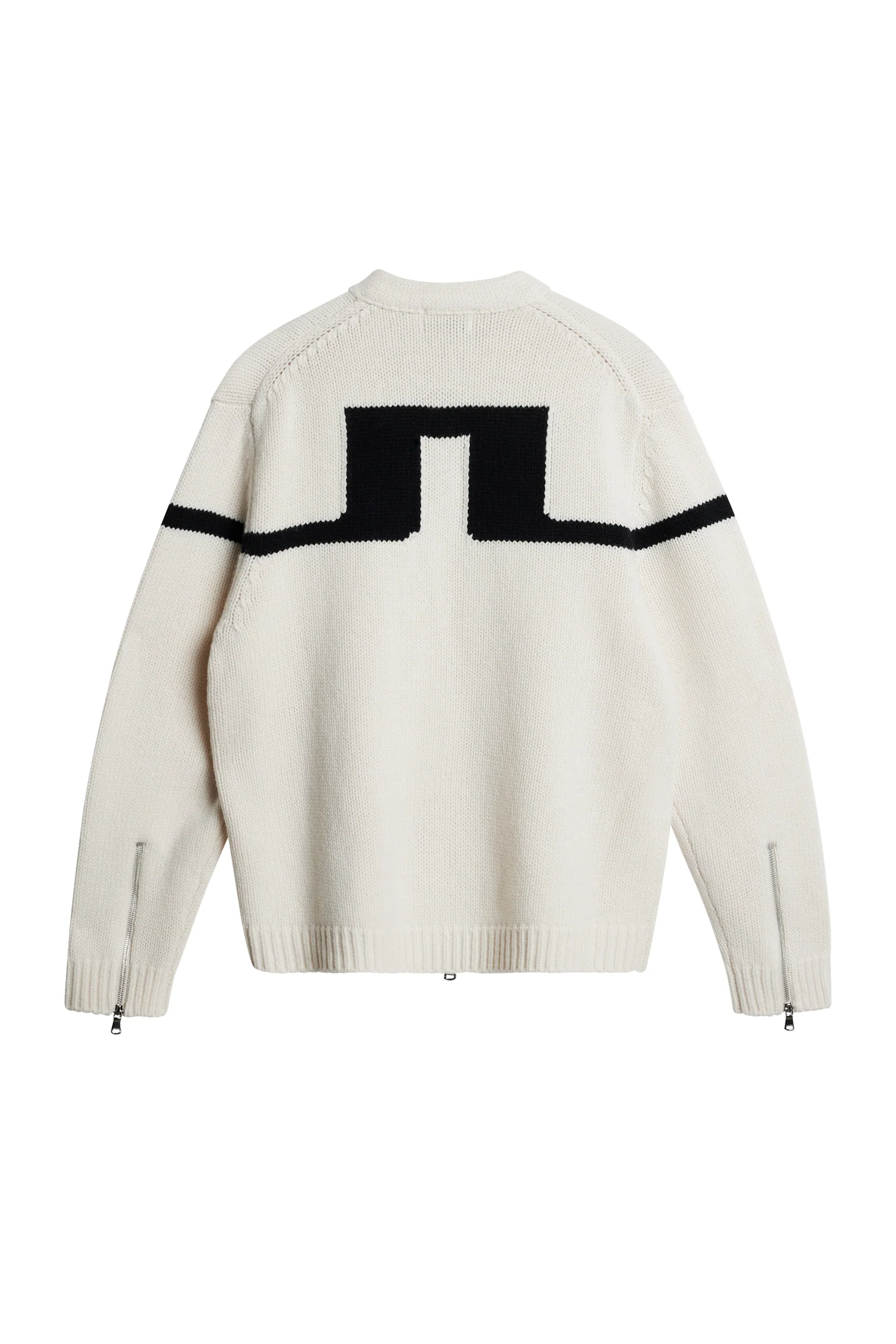 Kessler Biker Zip Knit / Moonbeam - Image 2