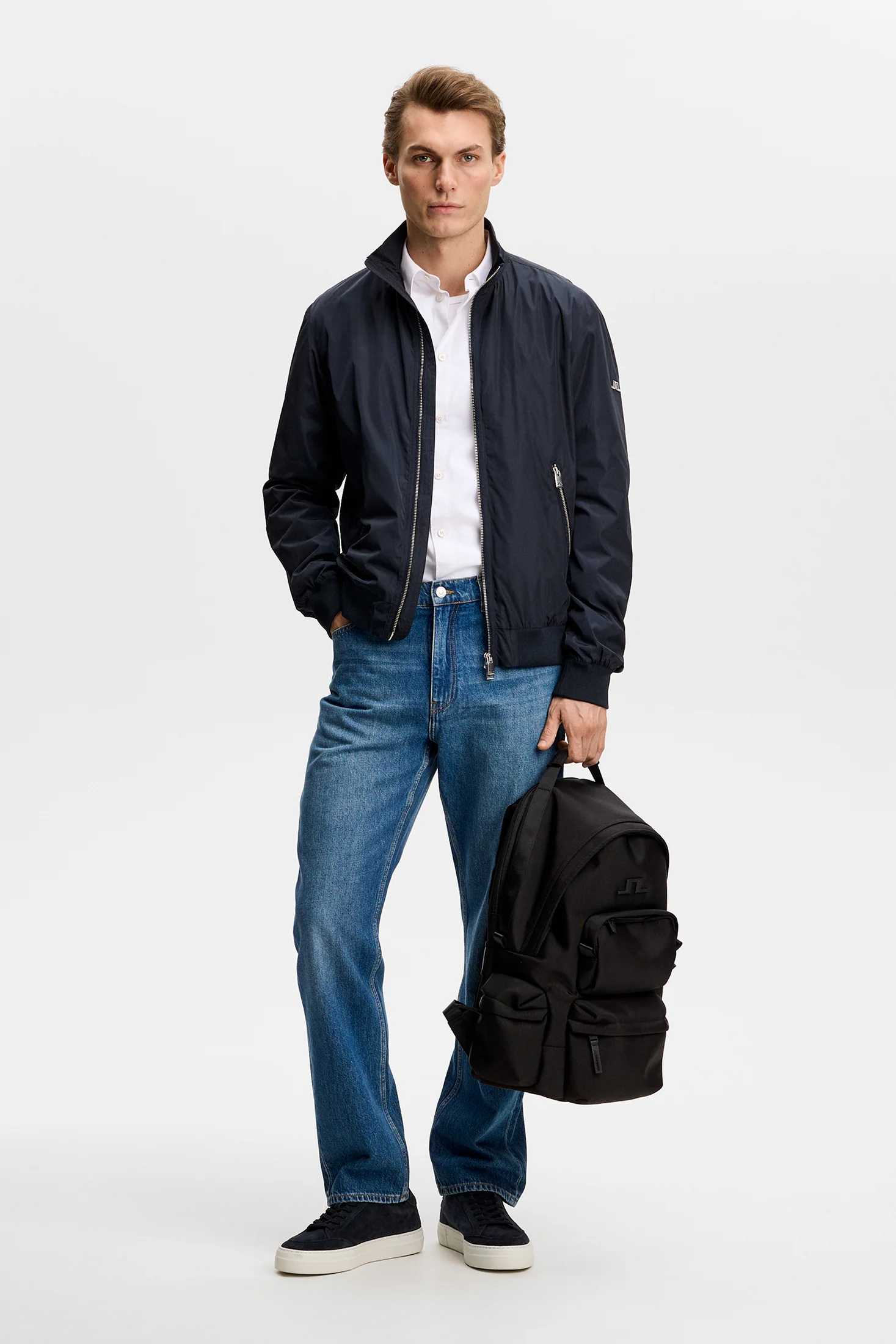 Kevin Poly Jacket / JL Navy - Image 4