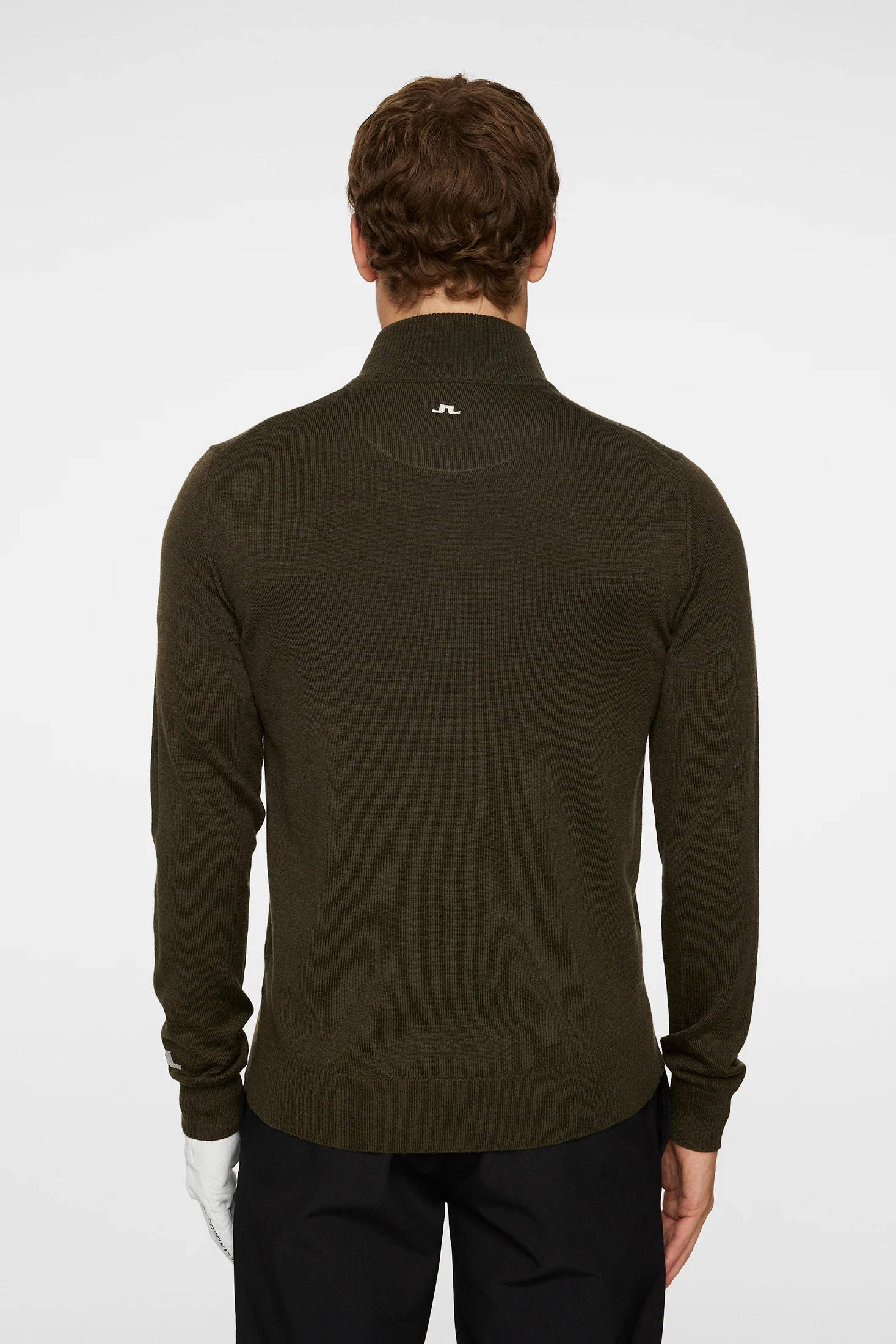 Kian Zipped Sweater / Forest Green - Image 3