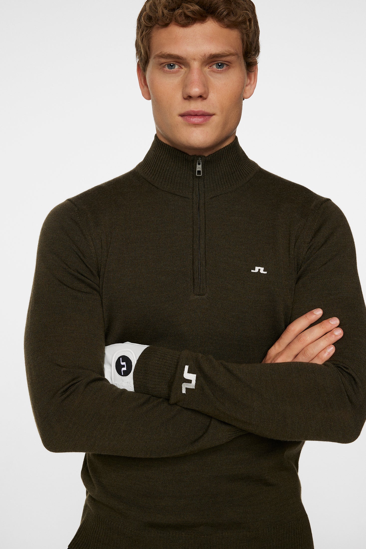 Kian Zipped Sweater / Forest Green - Image 5