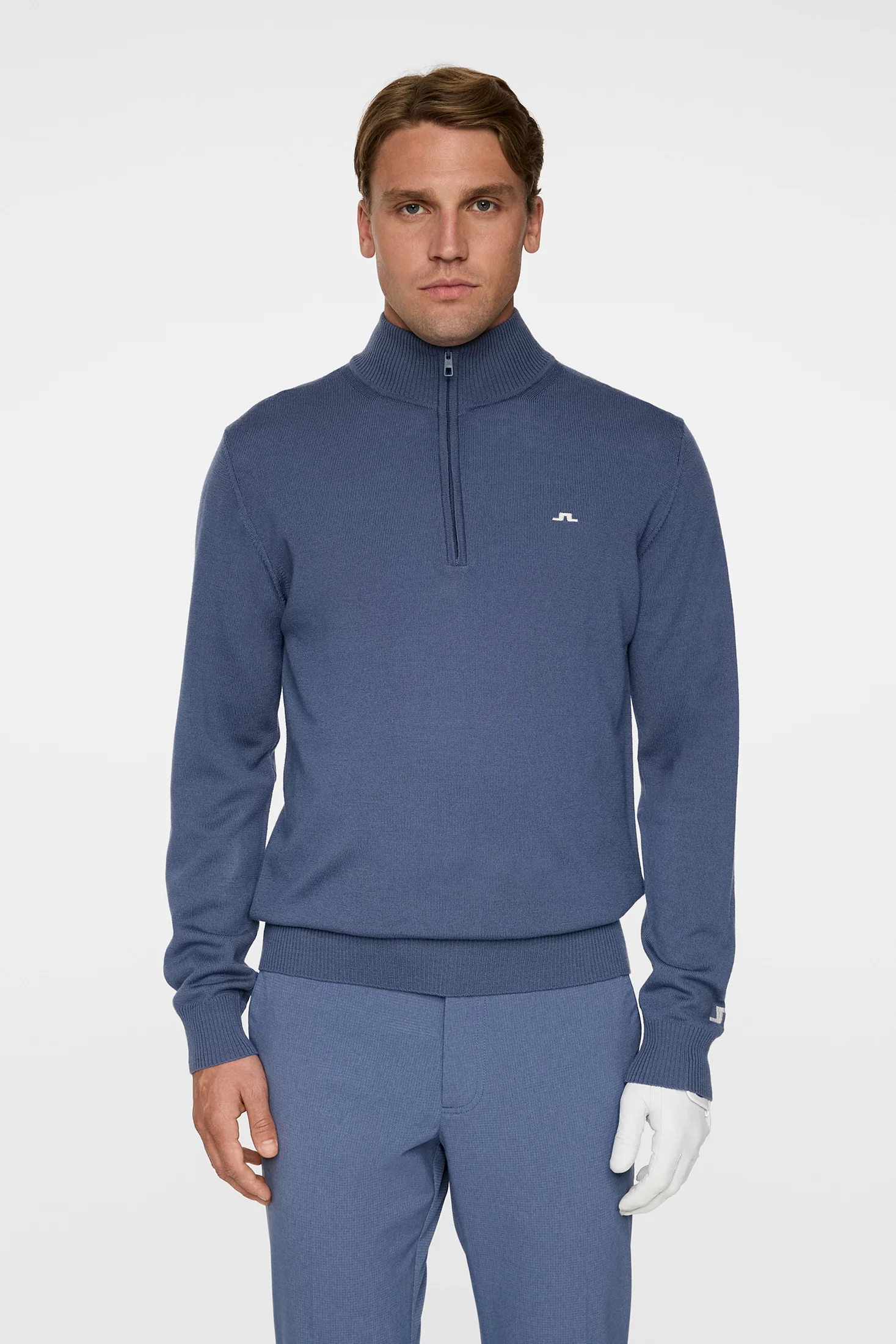 Kian Zipped Sweater / Vintage Indigo - Image 2