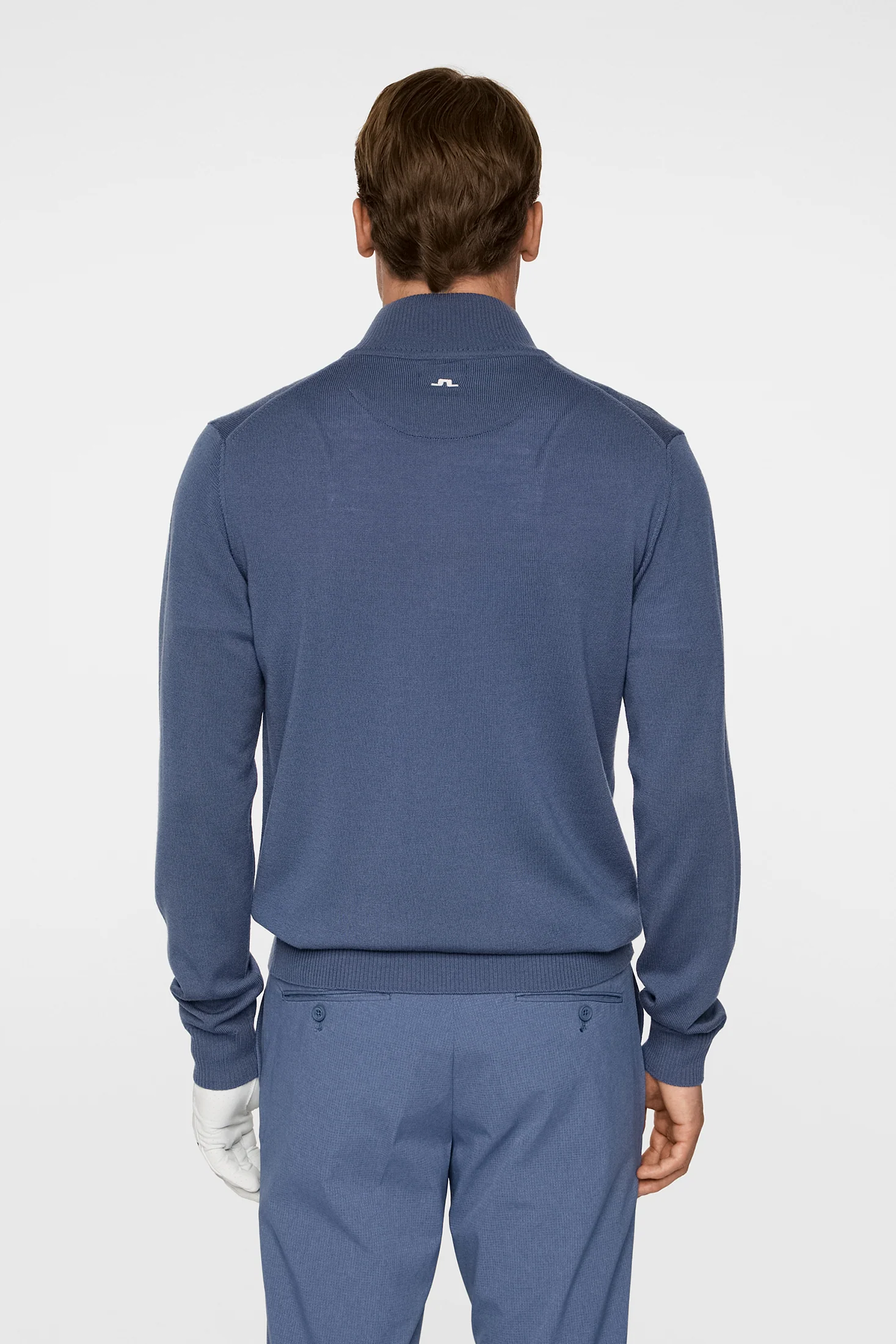 Kian Zipped Sweater / Vintage Indigo - Image 3